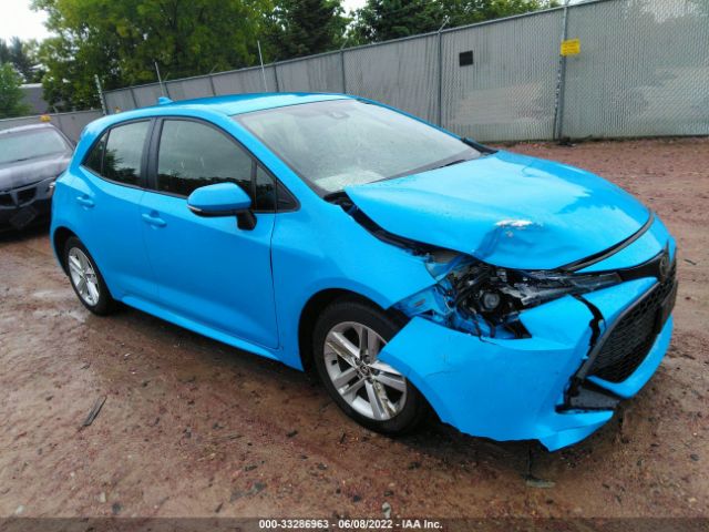 TOYOTA COROLLA HATCHBACK 2019 jtnk4rbe8k3028233