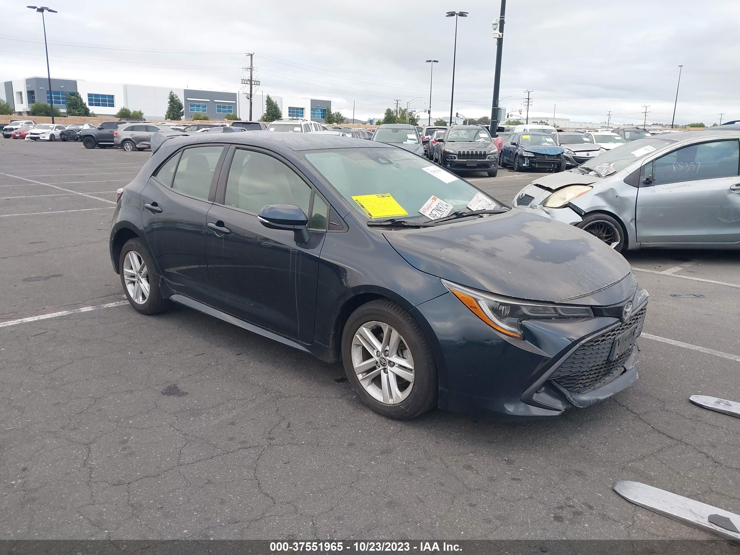 TOYOTA COROLLA 2019 jtnk4rbe9k3006385