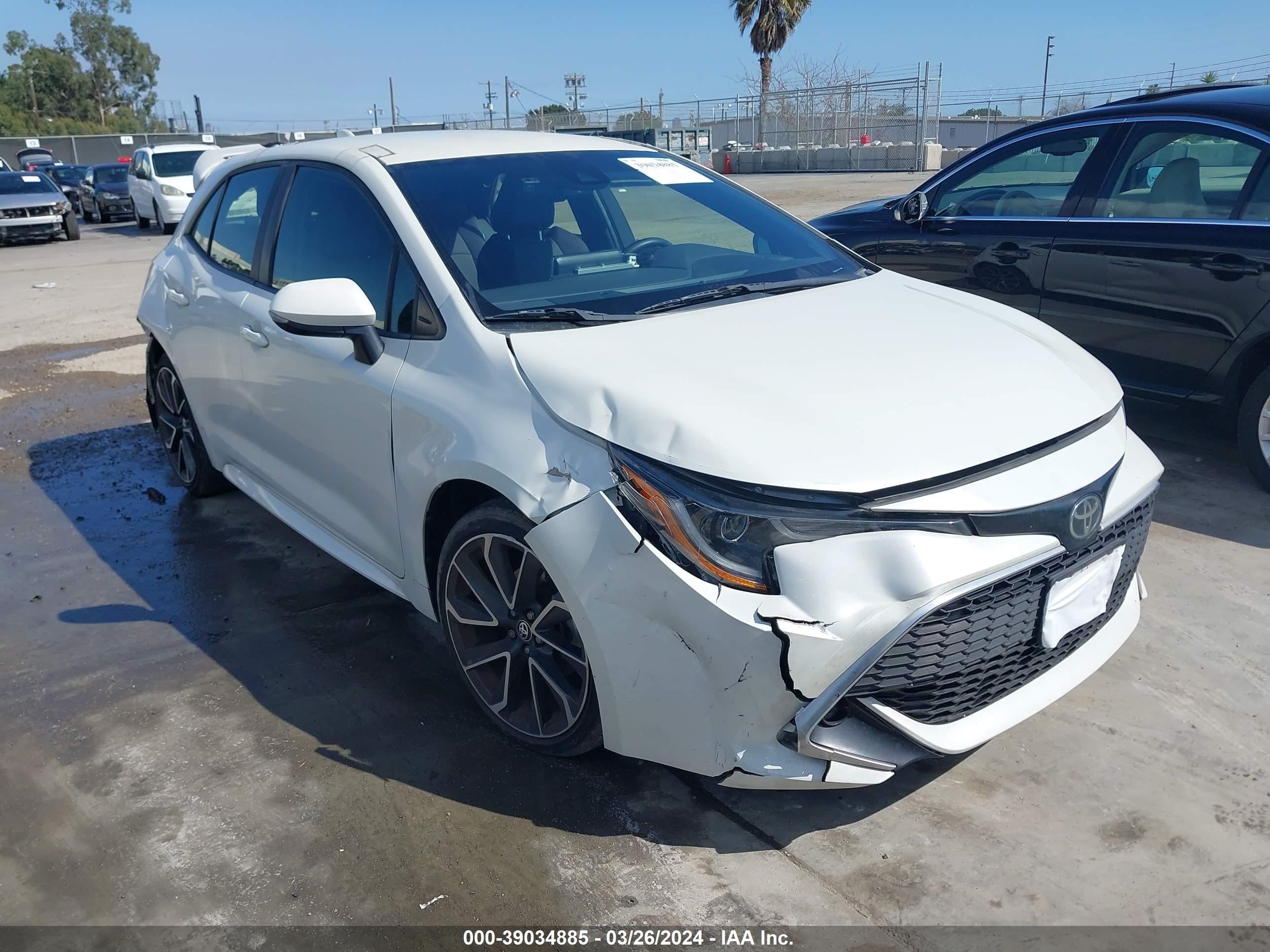 TOYOTA COROLLA 2019 jtnk4rbe9k3024711