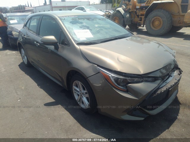 TOYOTA COROLLA HATCHBACK 2019 jtnk4rbexk3072296