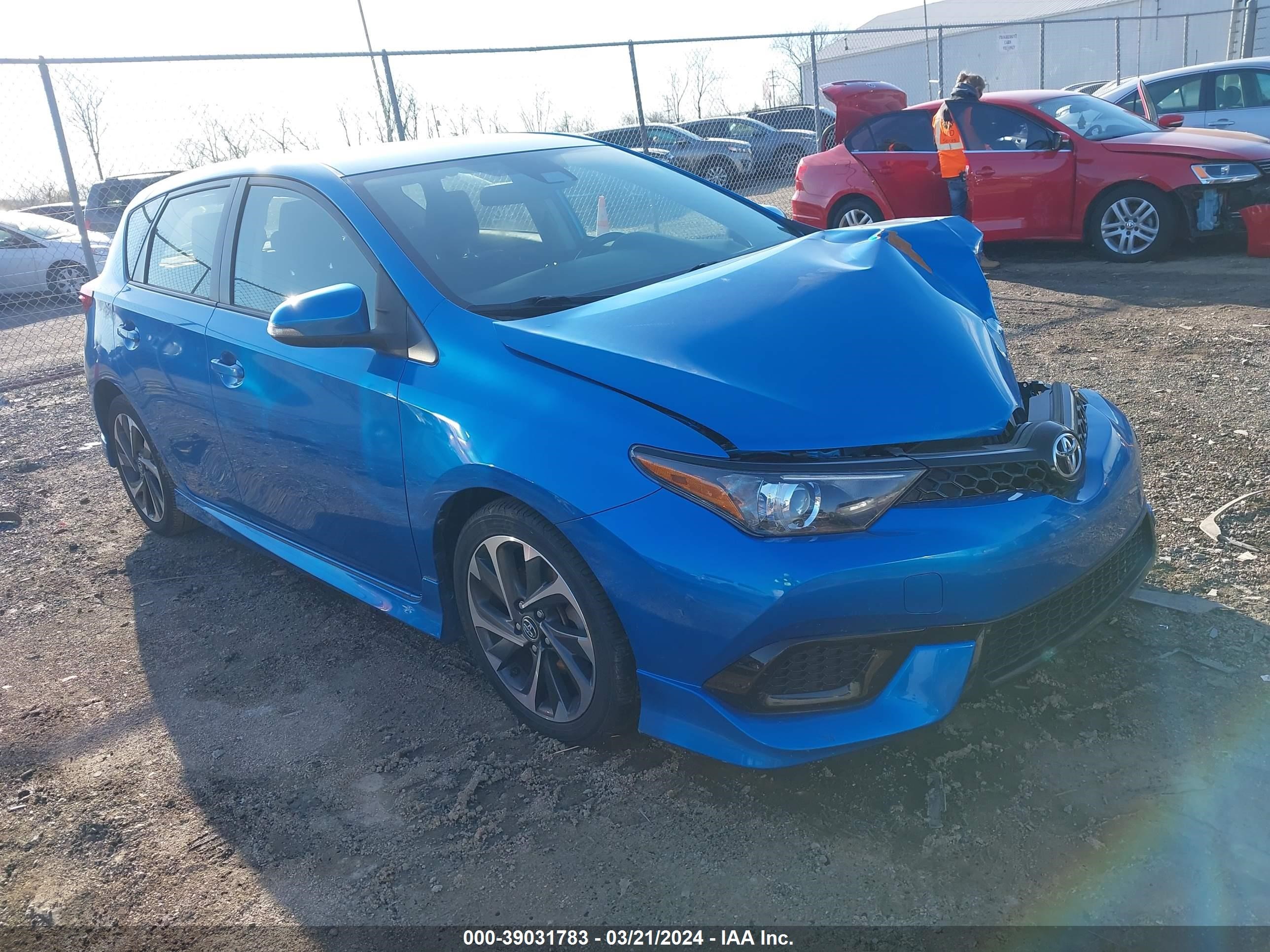 TOYOTA COROLLA 2018 jtnkarje1jj557558