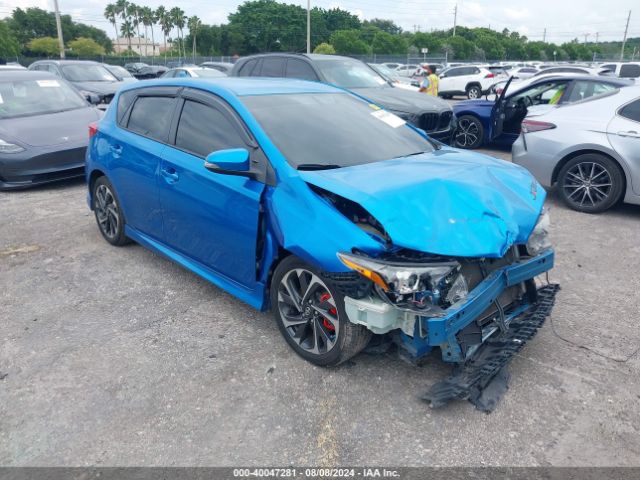 TOYOTA SCION IM 2016 jtnkarje2gj504232