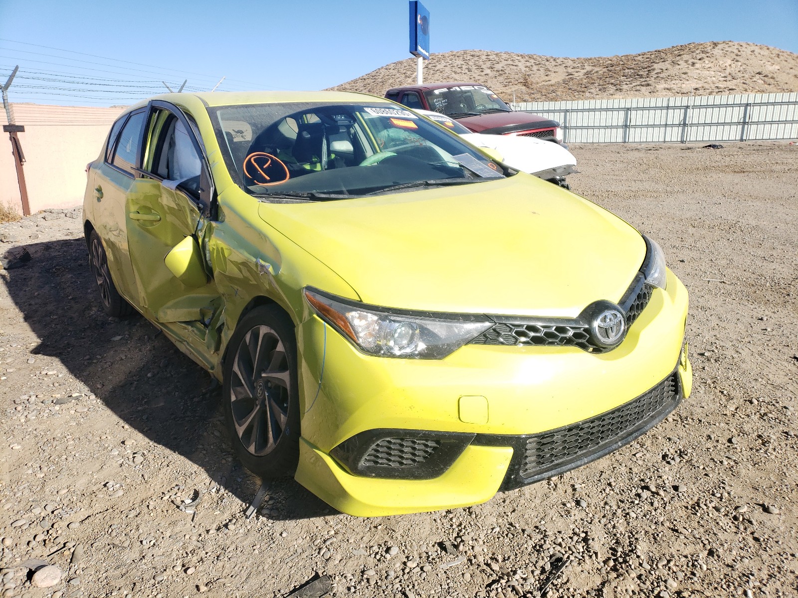 TOYOTA COROLLA IM 2017 jtnkarje2hj524482