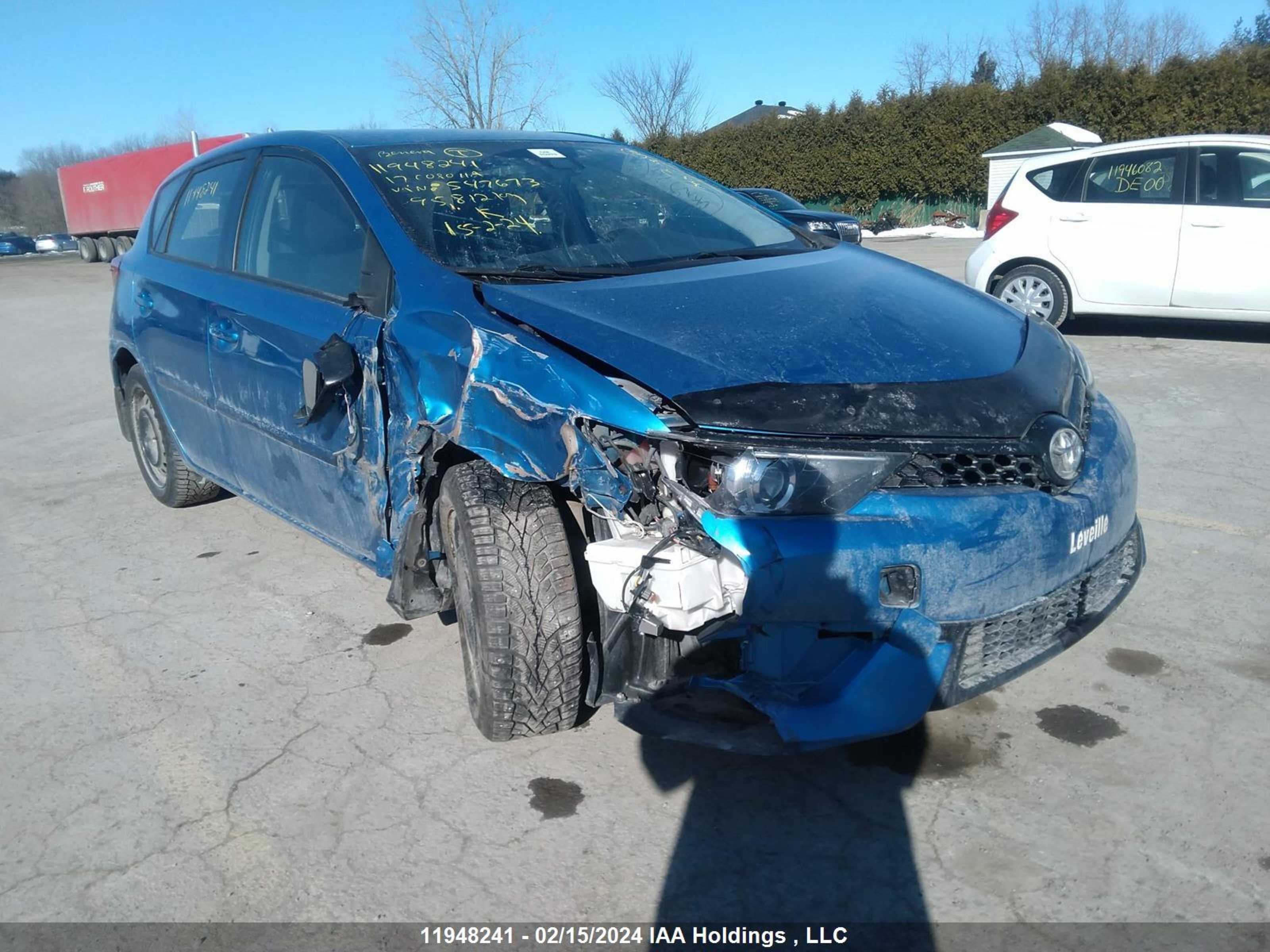 TOYOTA COROLLA 2017 jtnkarje3hj547673