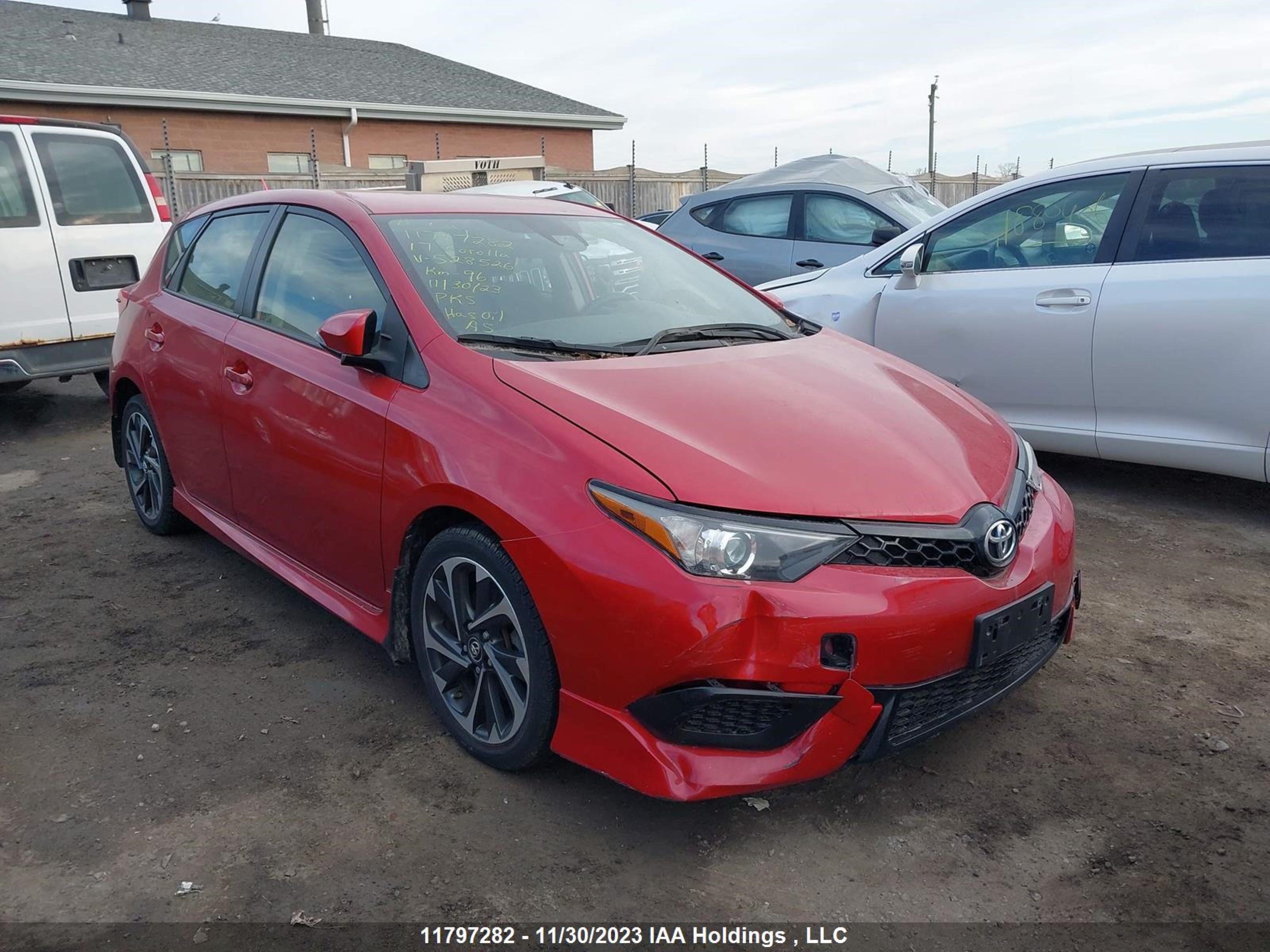 TOYOTA COROLLA 2017 jtnkarje5hj528526