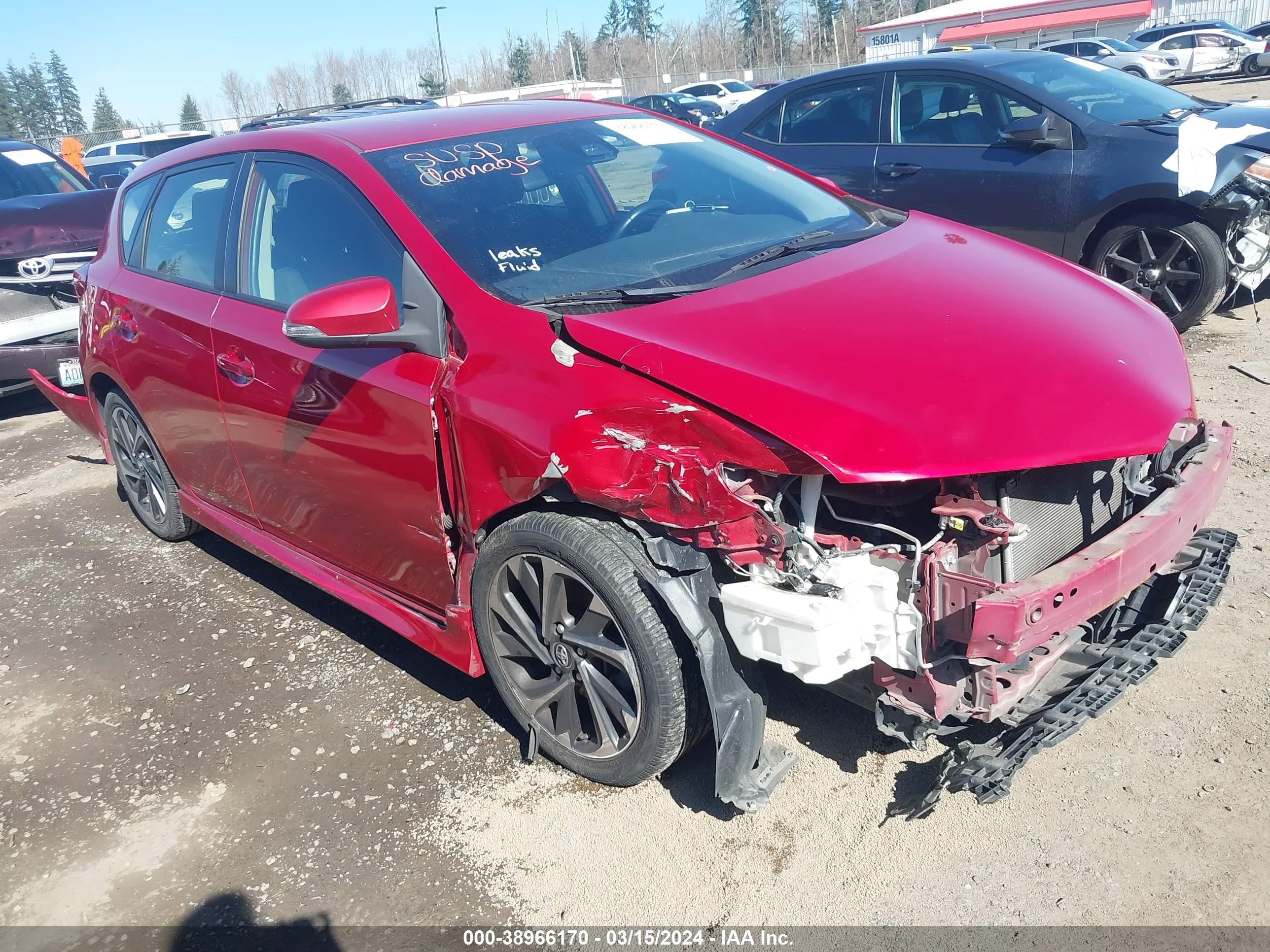 TOYOTA COROLLA 2017 jtnkarje5hj535864