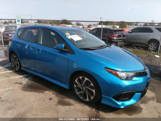 TOYOTA COROLLA IM 2017 jtnkarje6hj534285