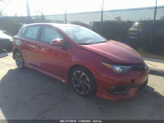 TOYOTA COROLLA IM 2017 jtnkarje8hj548821