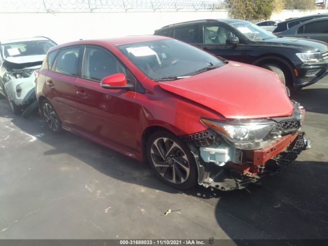 TOYOTA COROLLA IM 2018 jtnkarje8jj559016