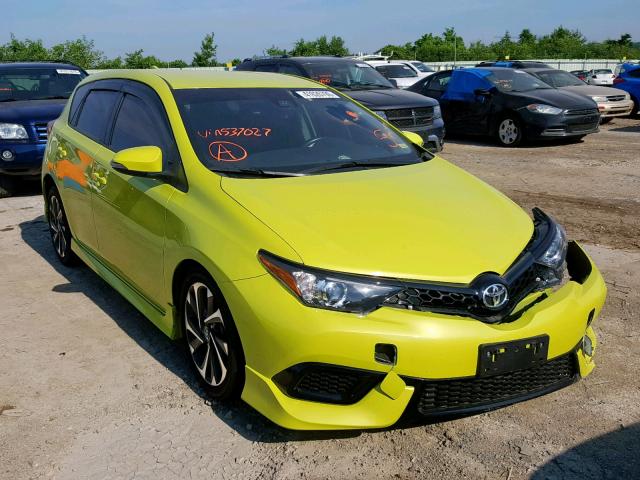 TOYOTA COROLLA IM 2017 jtnkarjexhj537027