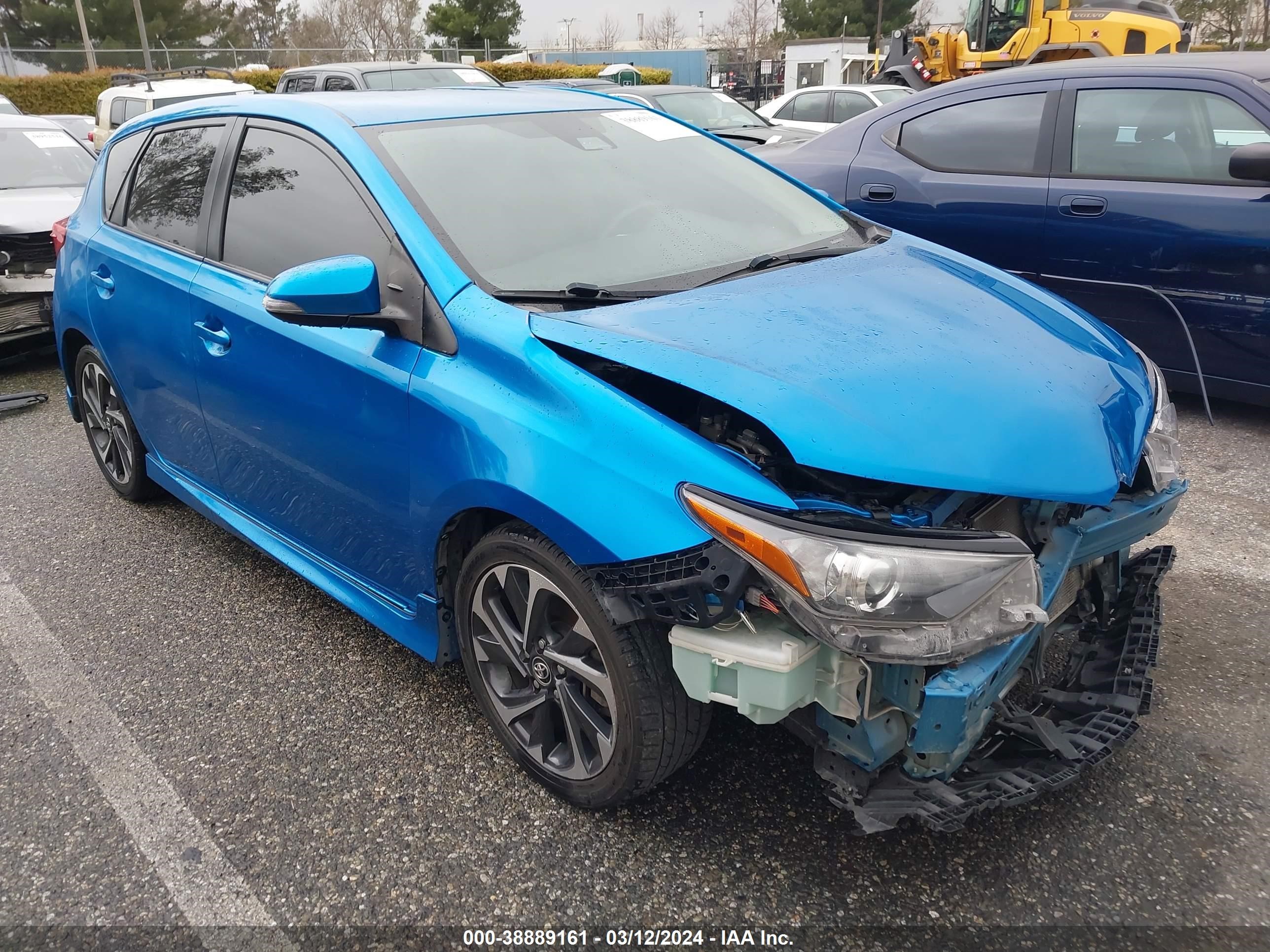 TOYOTA COROLLA 2018 jtnkarjexjj564346