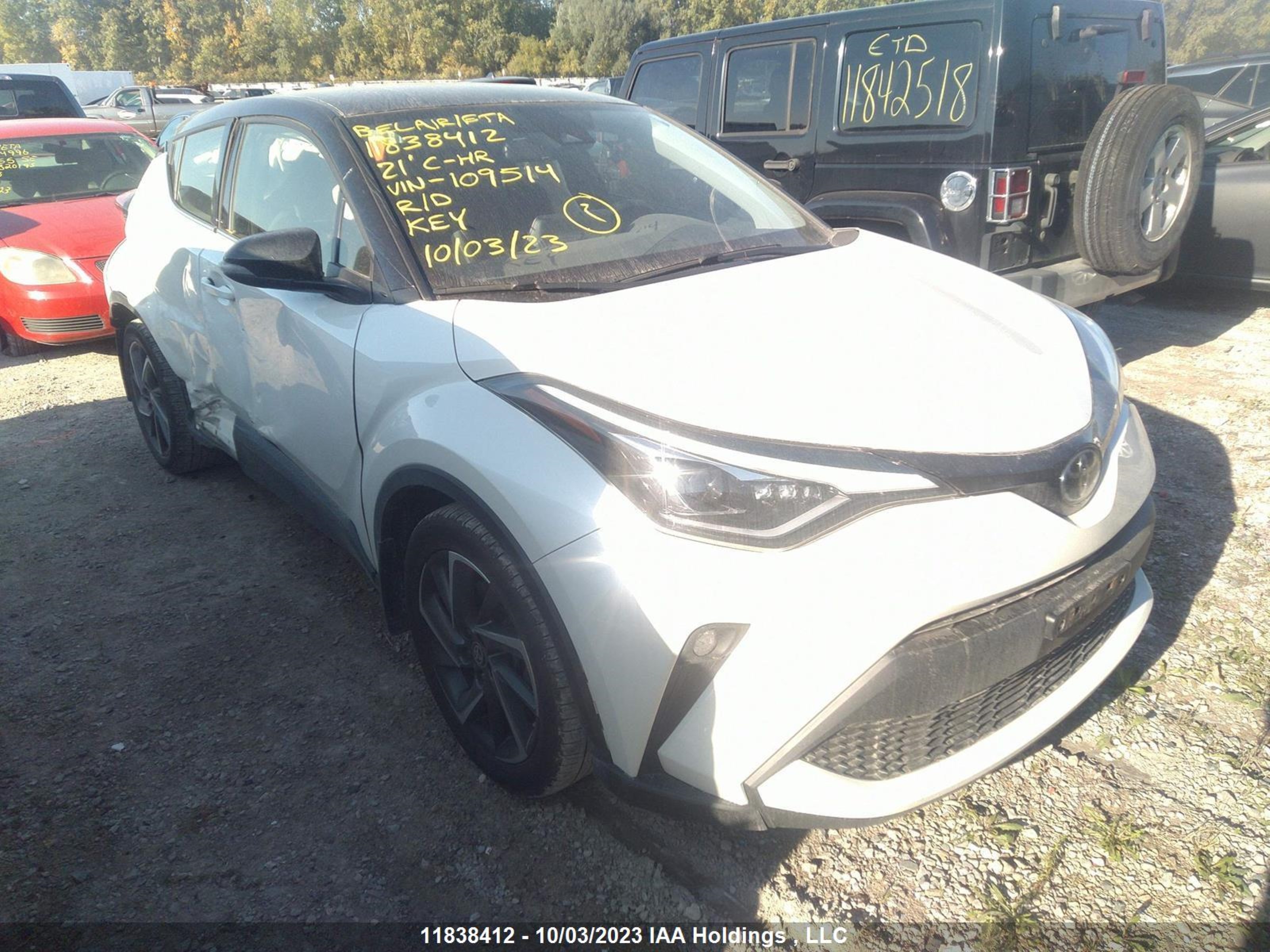 TOYOTA C-HR 2021 jtnkhmbx6m1109514