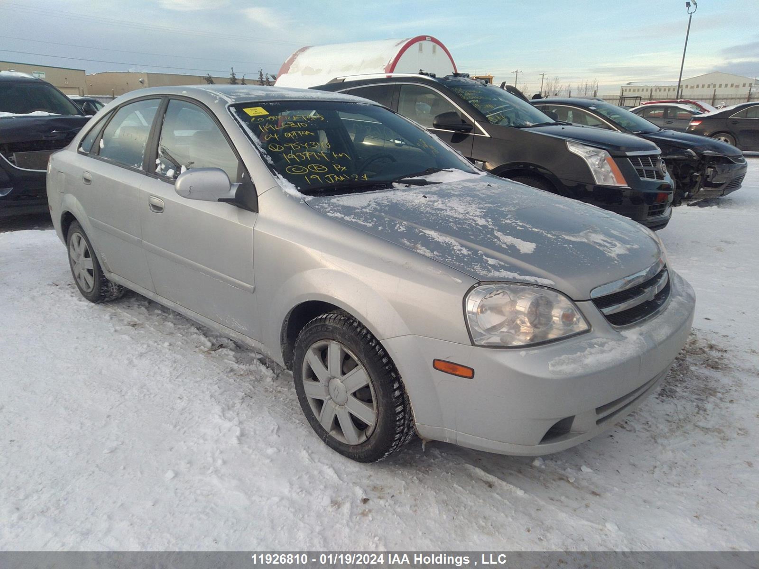 CHEVROLET AVEO 2004 kl1jd52z54k954343