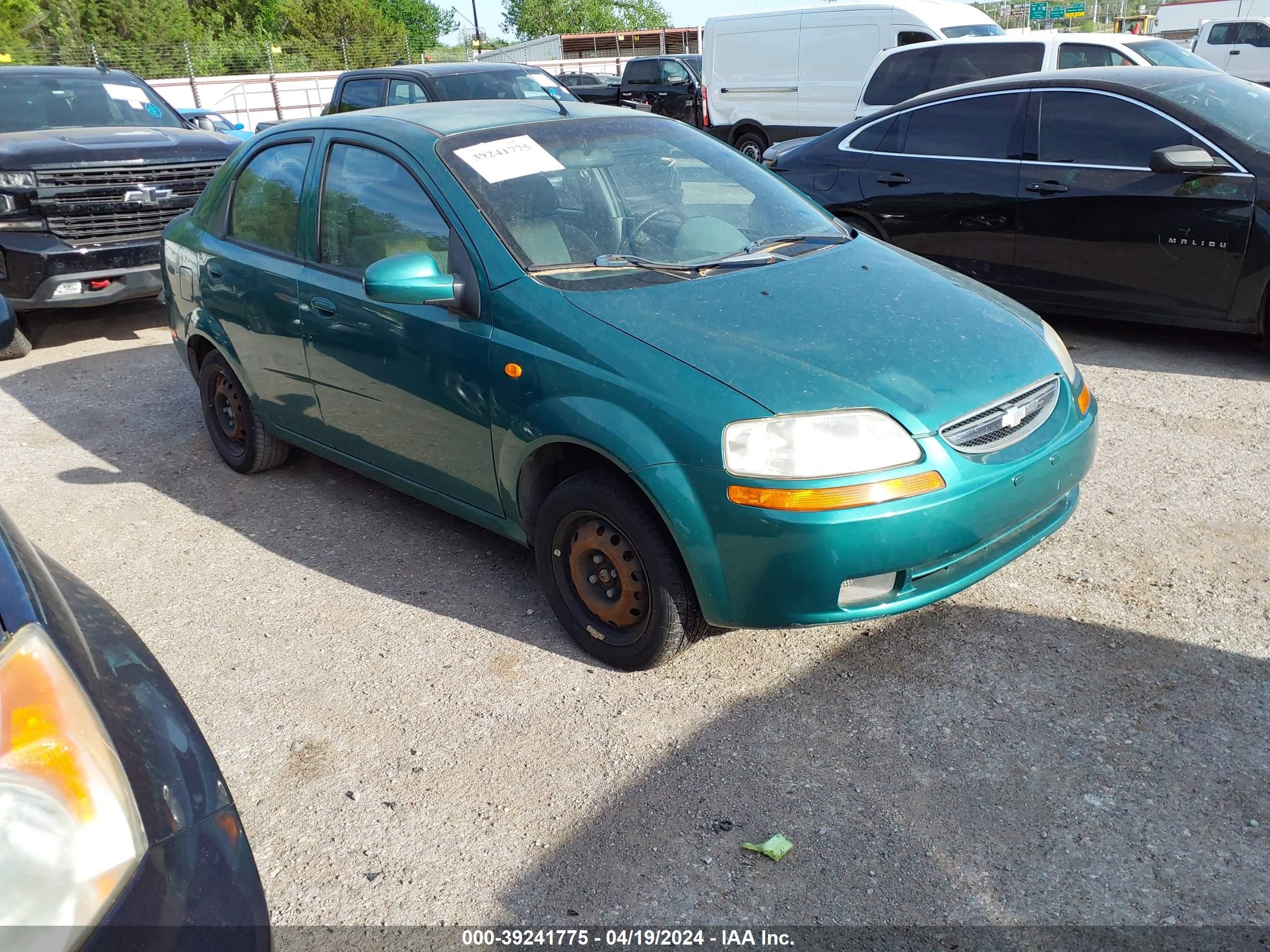 CHEVROLET AVEO 2004 kl1td52624b127141