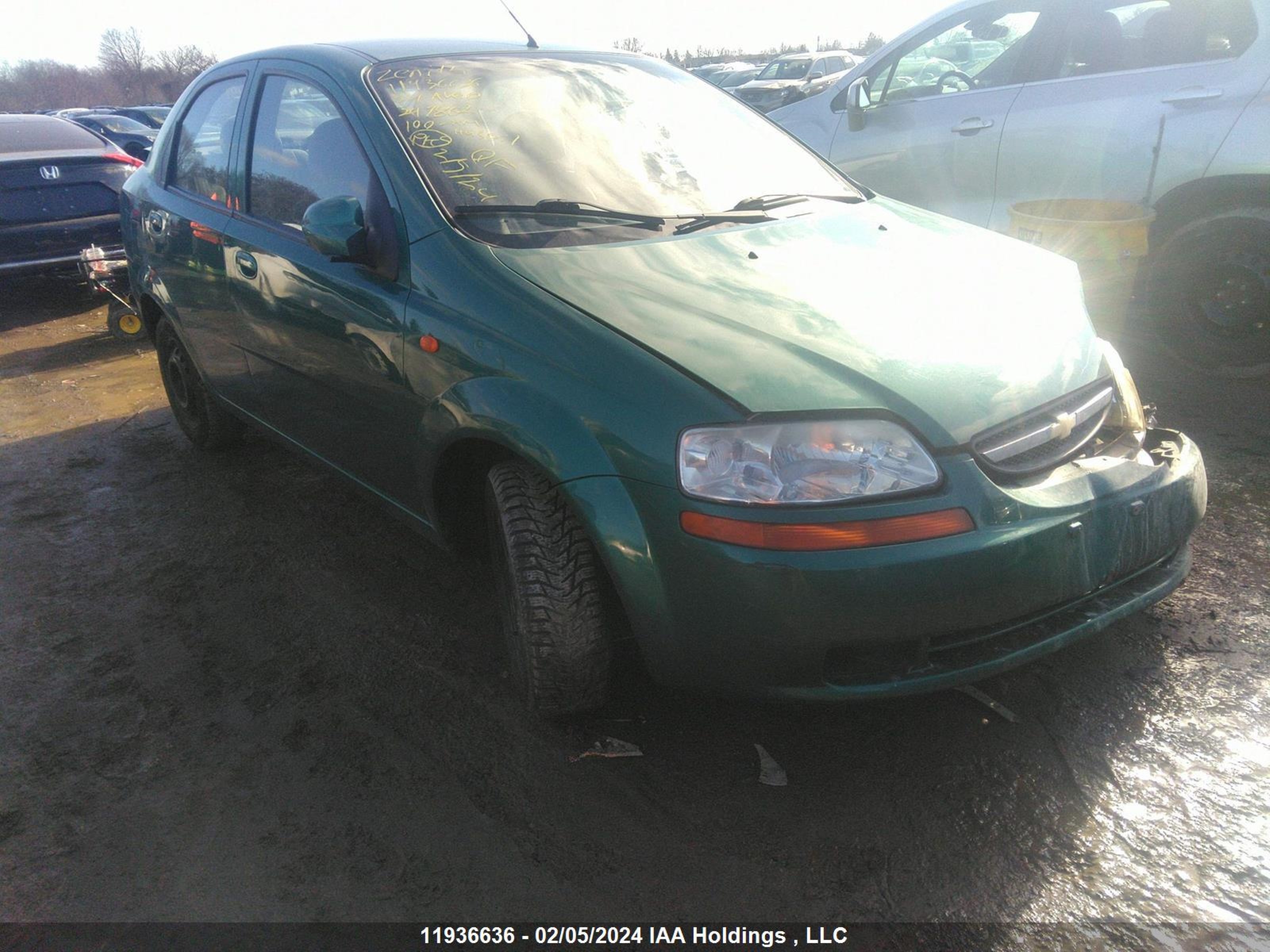 CHEVROLET AVEO 2004 kl1td52624b247862