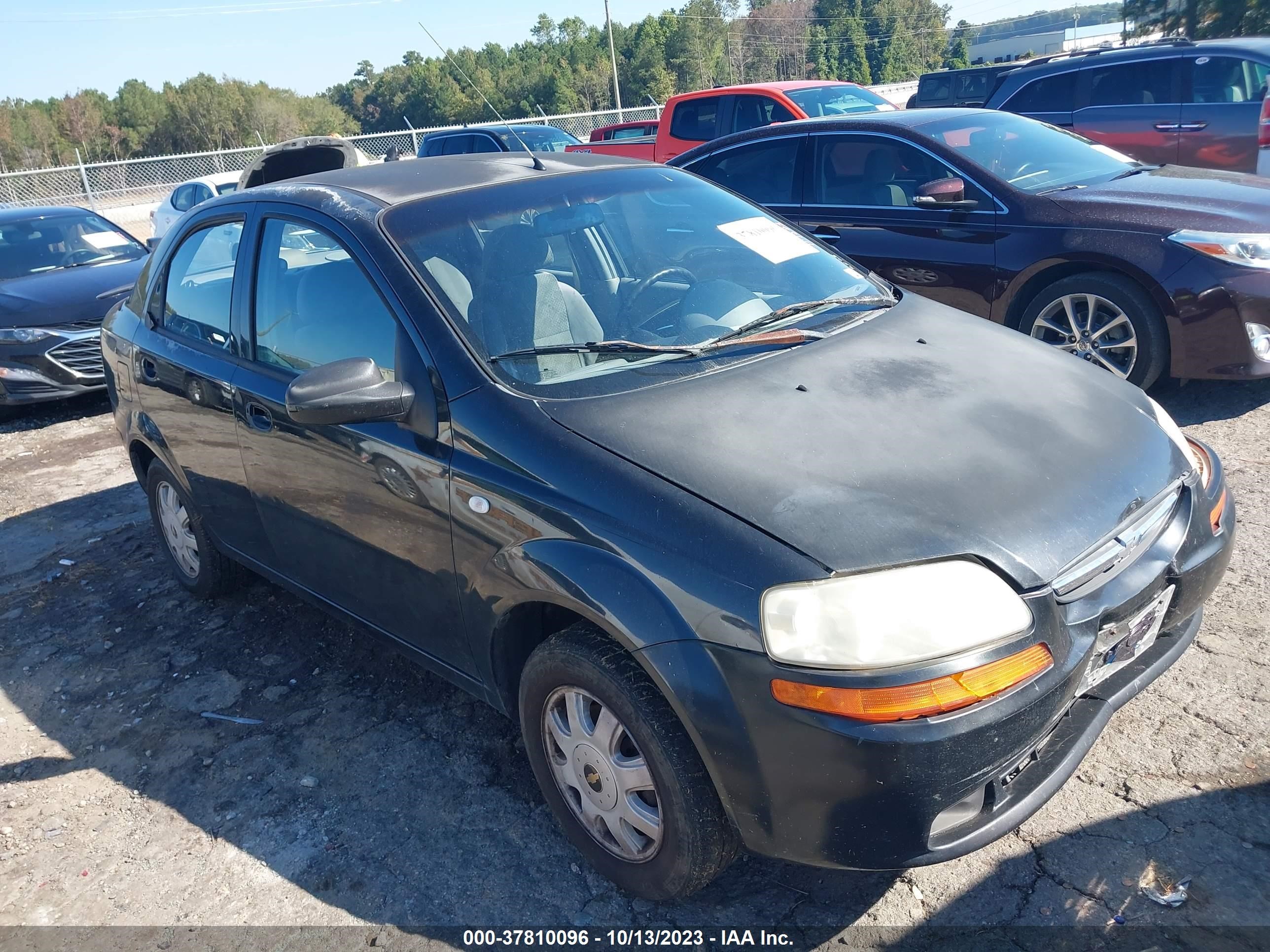 CHEVROLET AVEO 2005 kl1td52665b419411