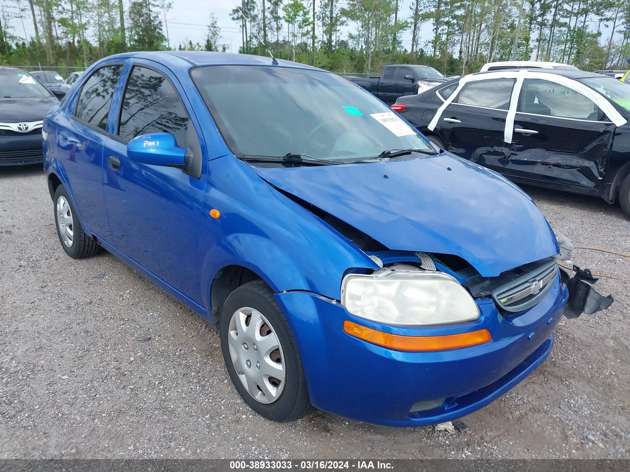 CHEVROLET AVEO 2004 kl1td52674b193555