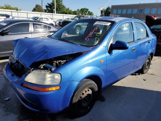 CHEVROLET AVEO 2004 kl1td52684b223209