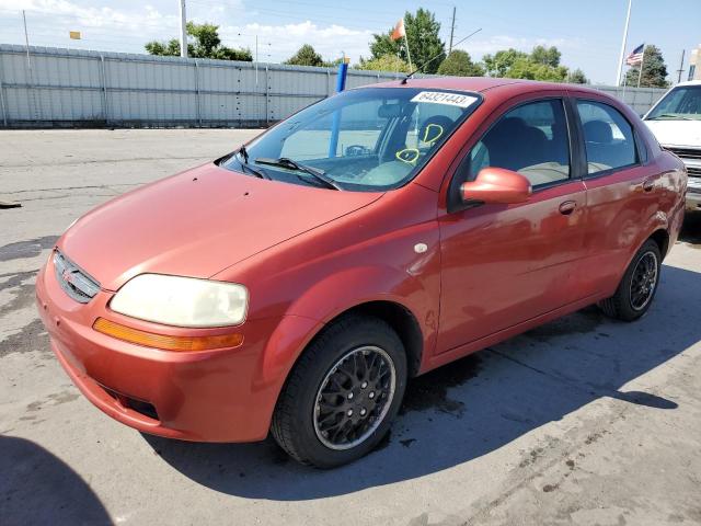 CHEVROLET AVEO BASE 2005 kl1td52685b286621