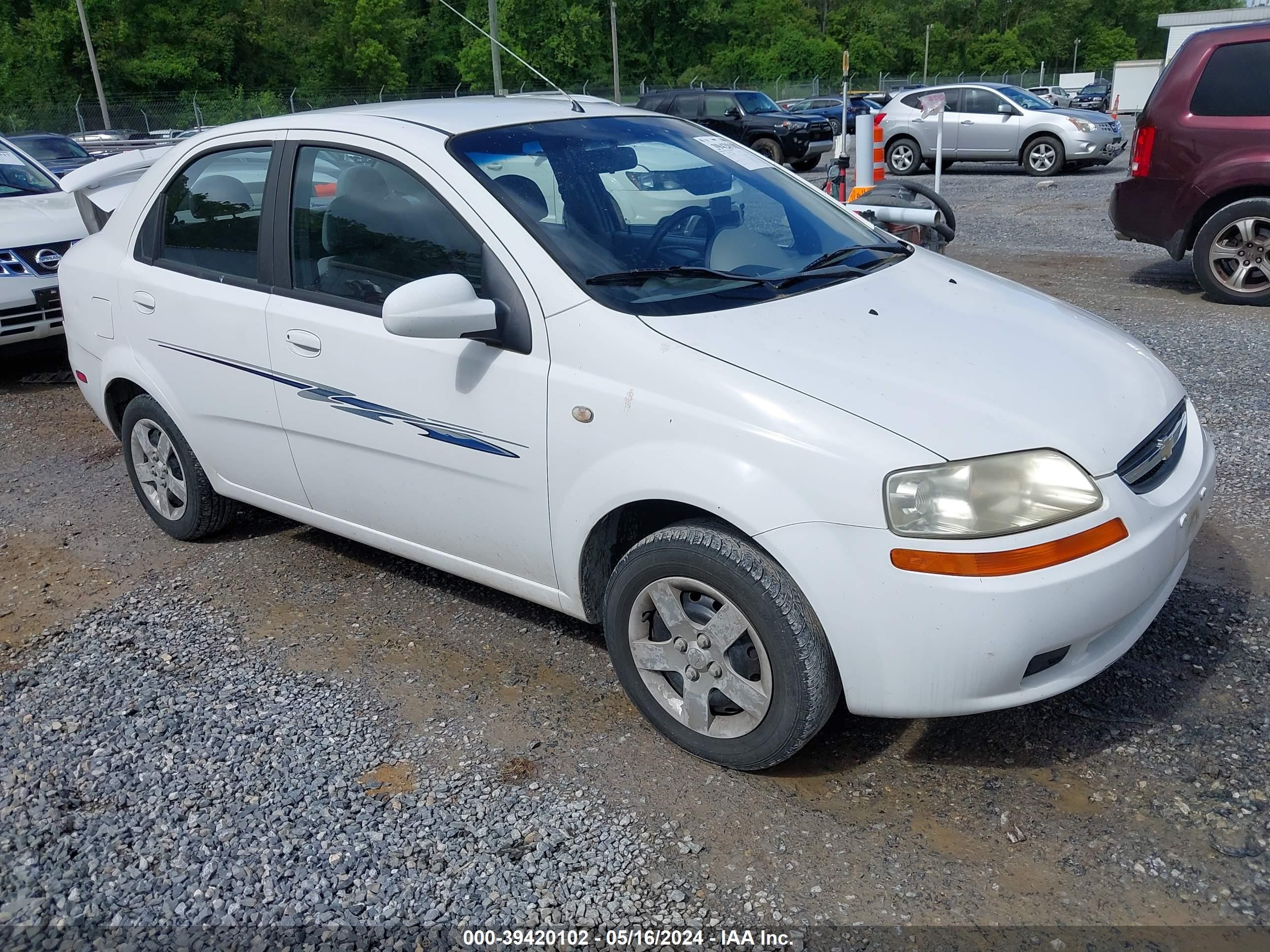 CHEVROLET AVEO 2005 kl1td52685b309699