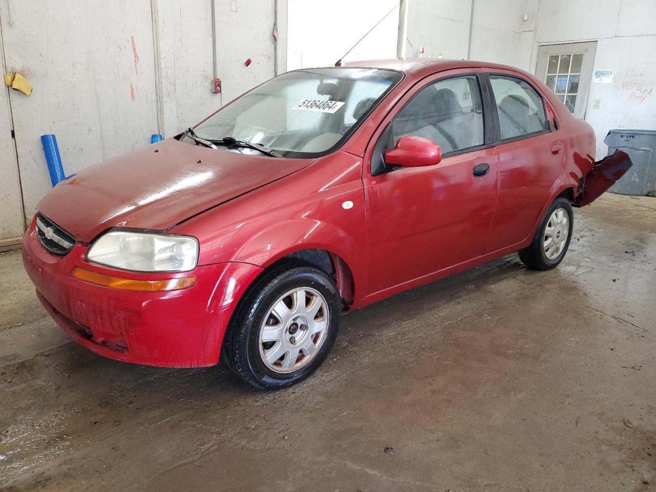 CHEVROLET AVEO 2005 kl1td52685b404523