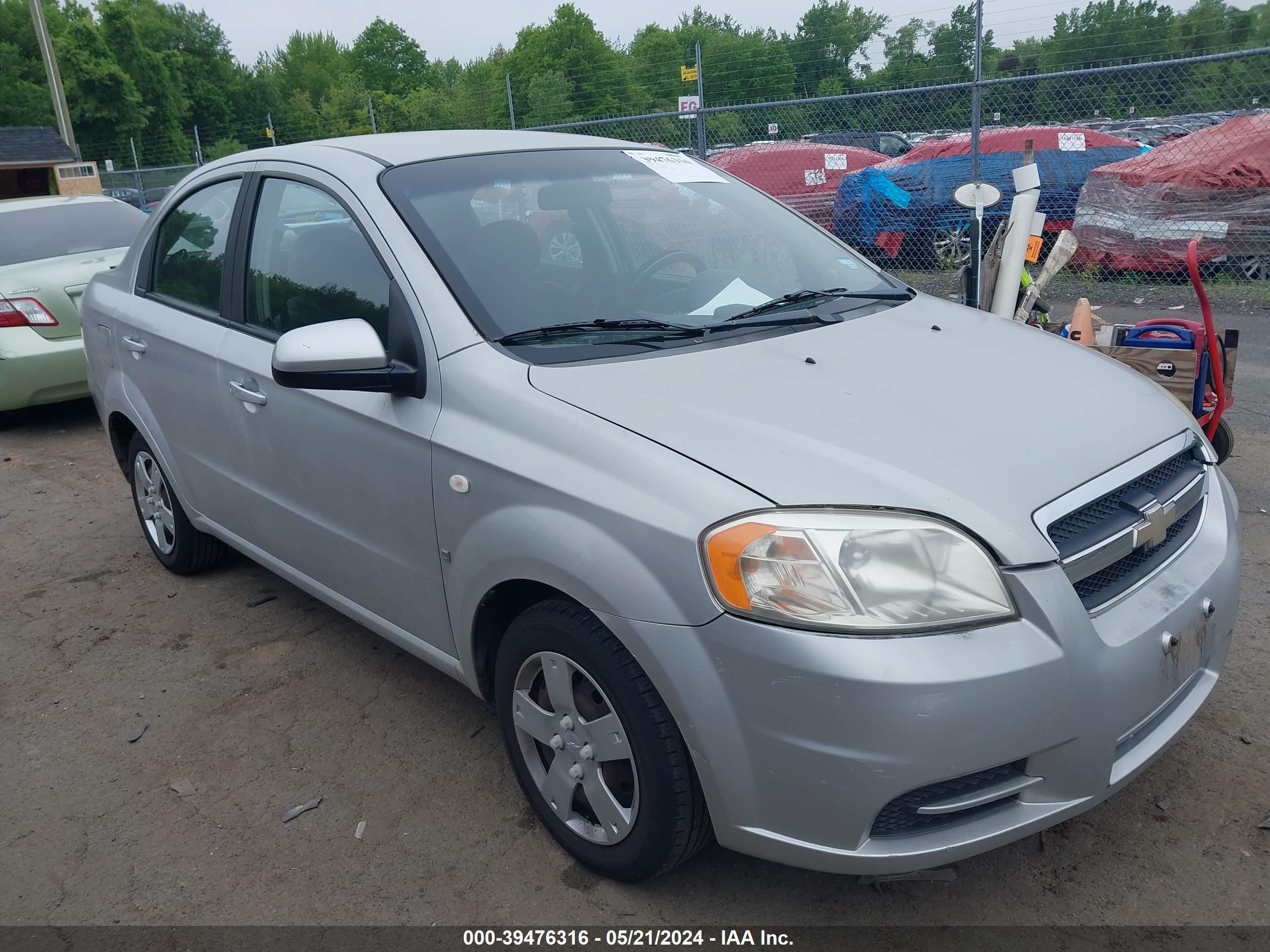 CHEVROLET AVEO 2008 kl1td56608b049457