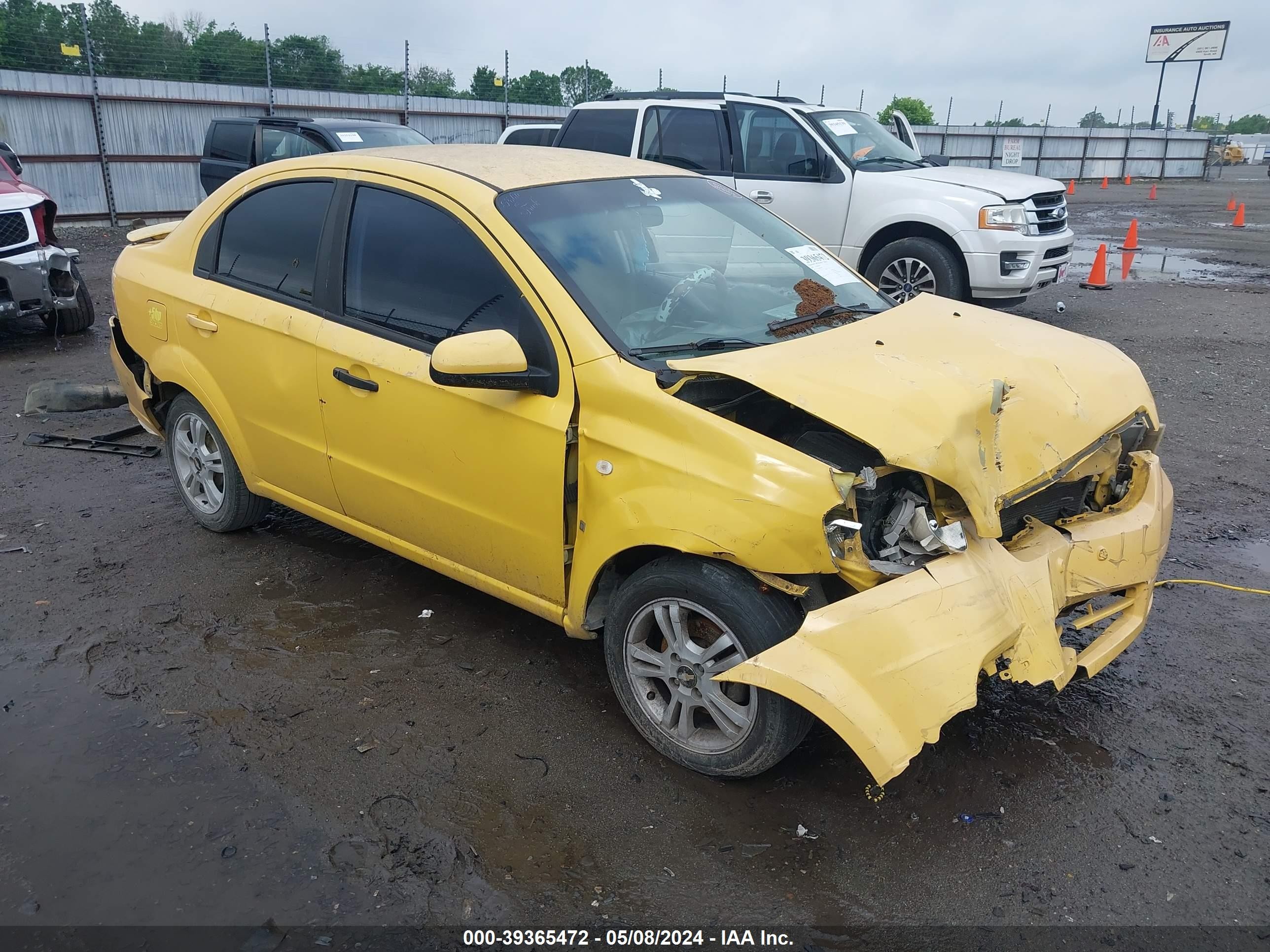 CHEVROLET AVEO 2008 kl1td56628b138687