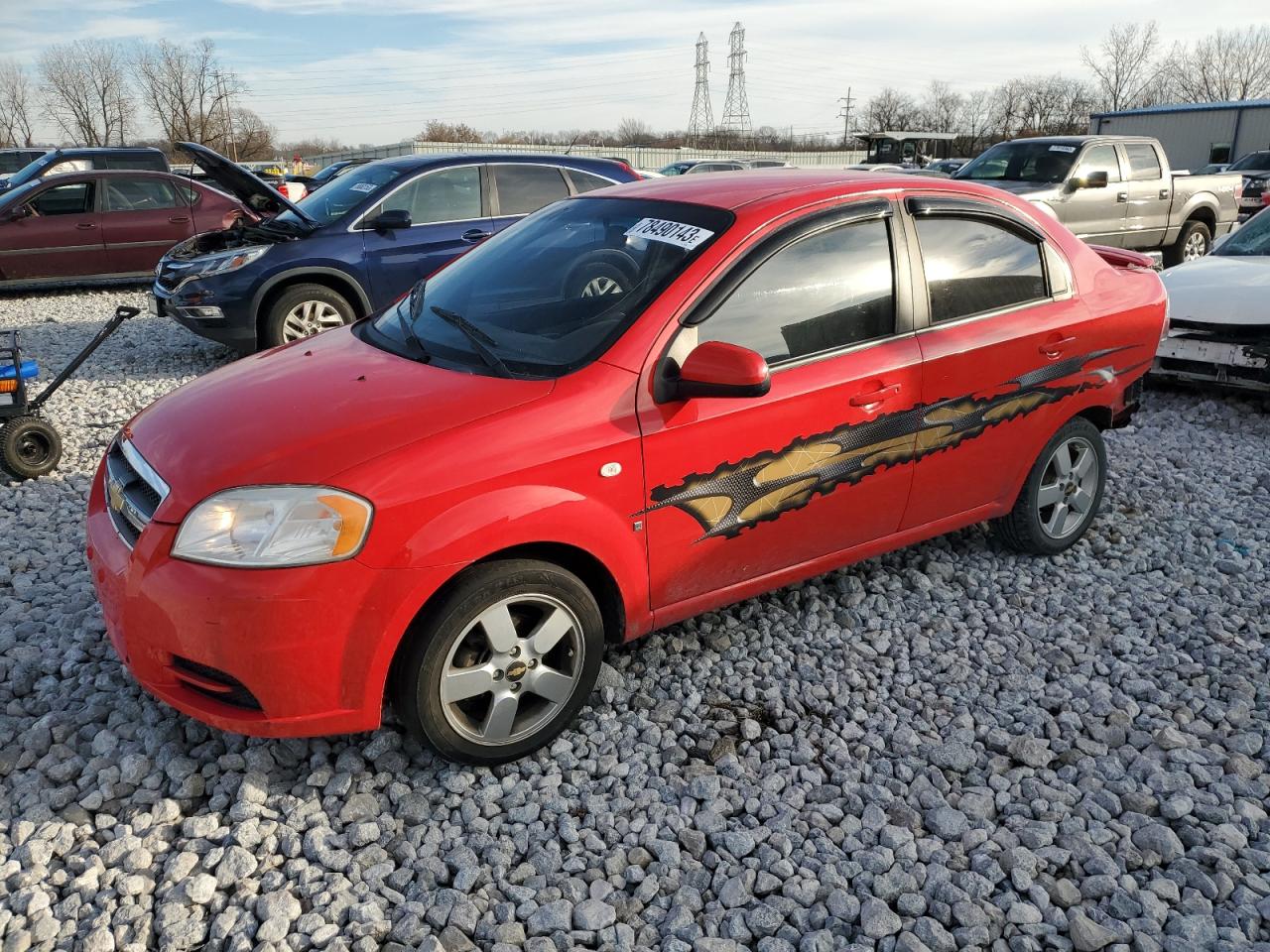 CHEVROLET AVEO 2008 kl1td56638b017344