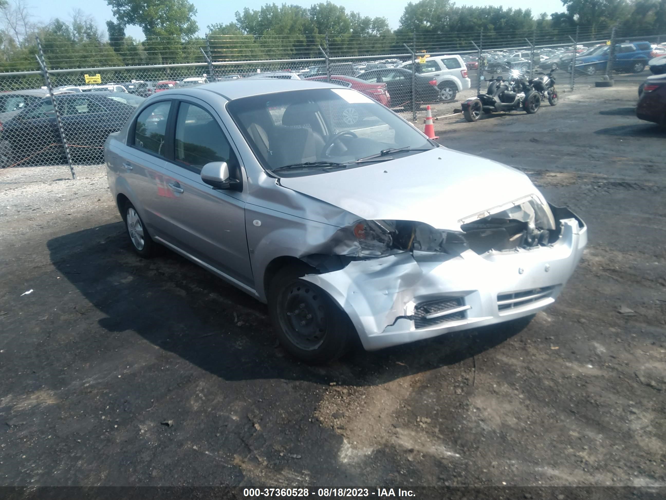 CHEVROLET AVEO 2008 kl1td56648b163512