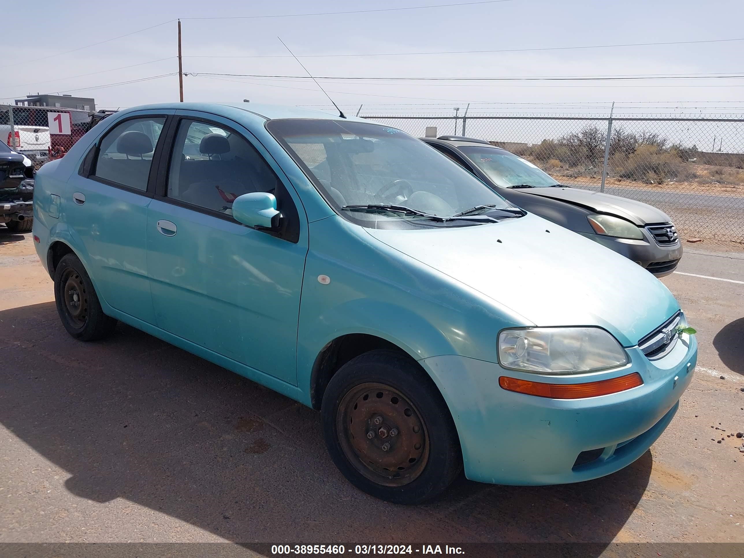 CHEVROLET AVEO 2006 kl1td56656b526218