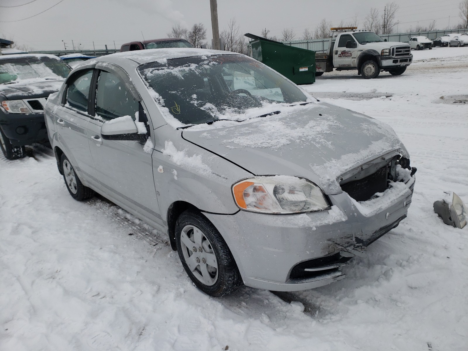 CHEVROLET AVEO BASE 2008 kl1td56658b002750