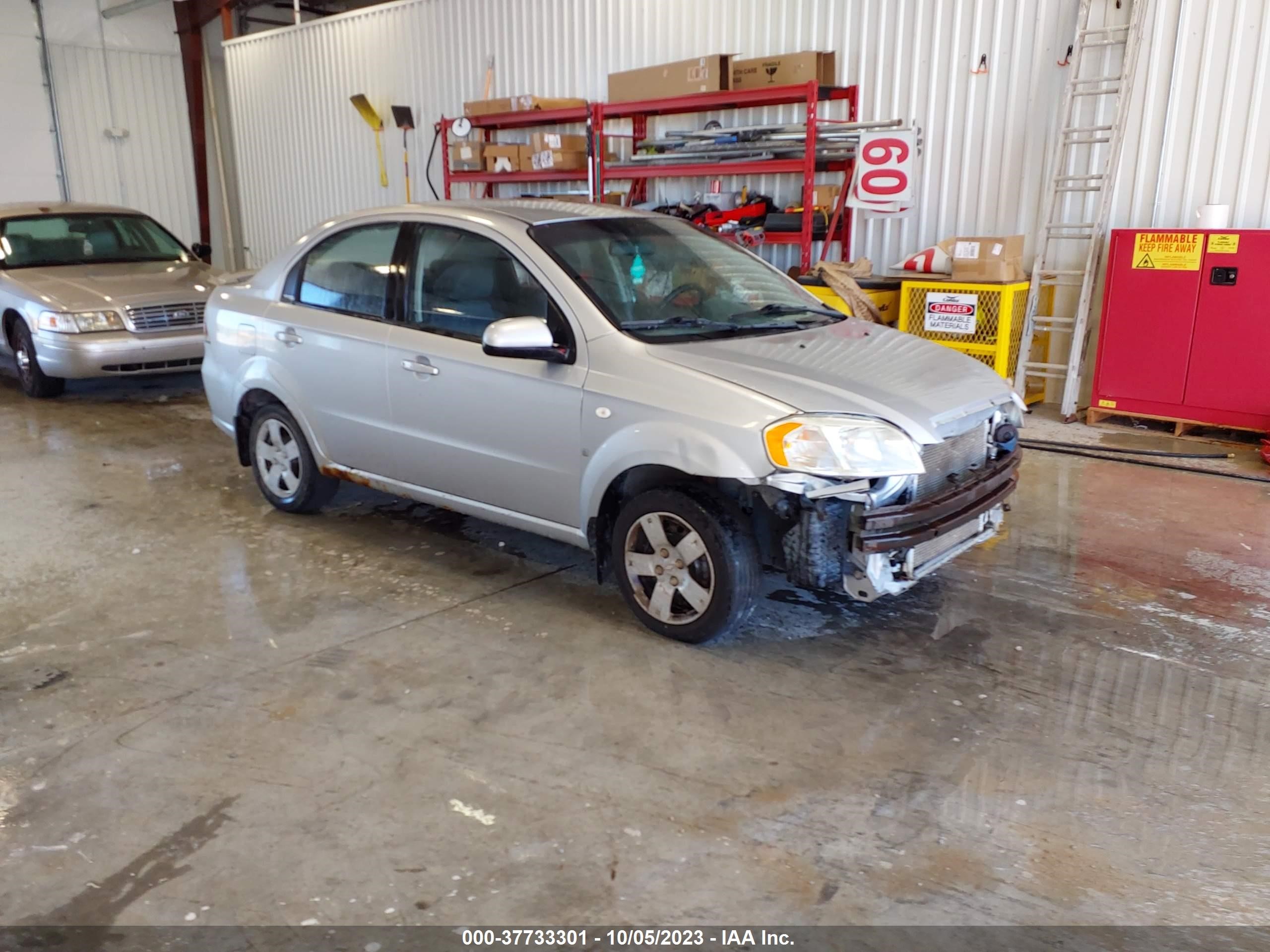 CHEVROLET AVEO 2008 kl1td56658b271623