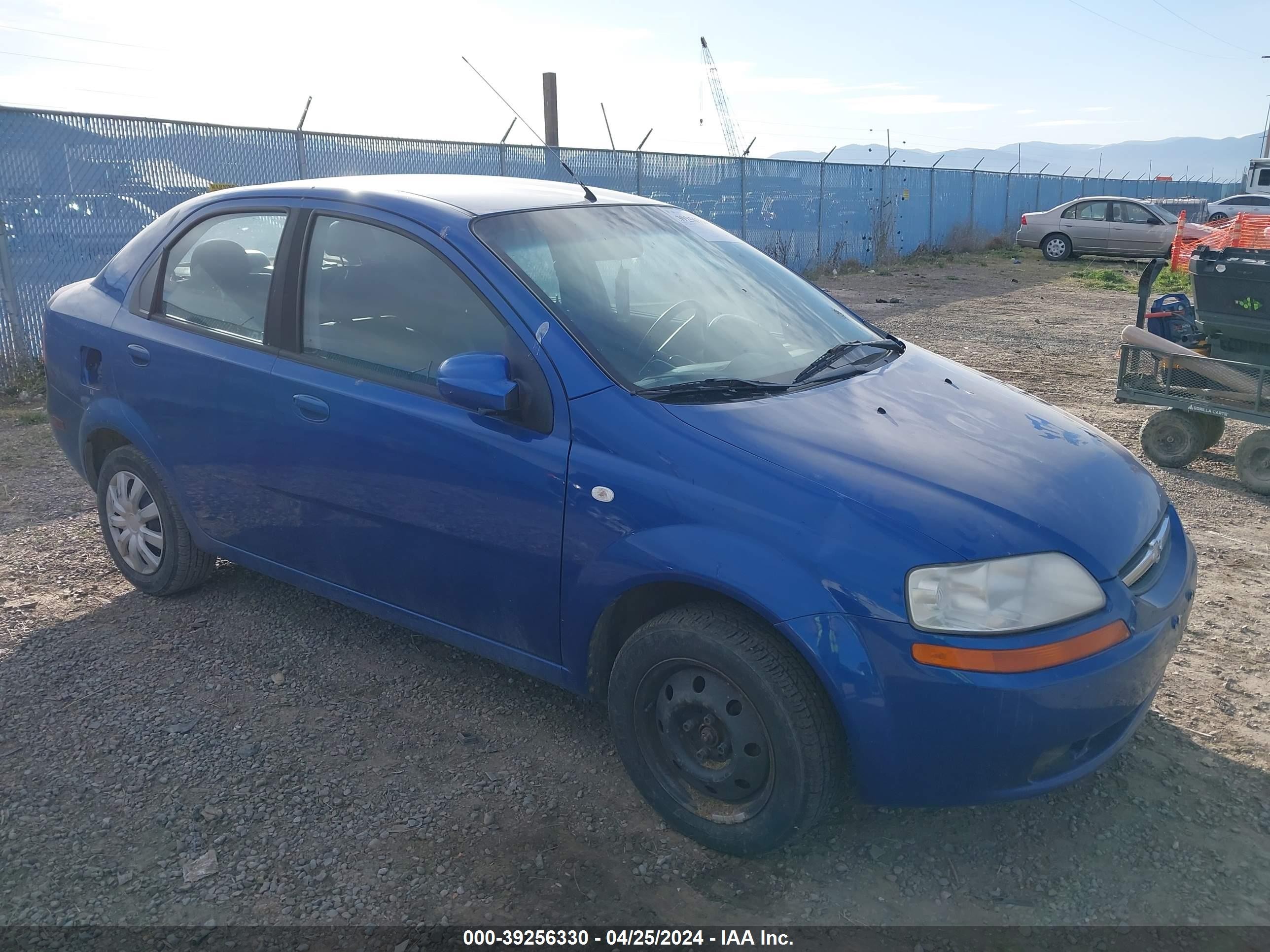 CHEVROLET AVEO 2006 kl1td56666b667945