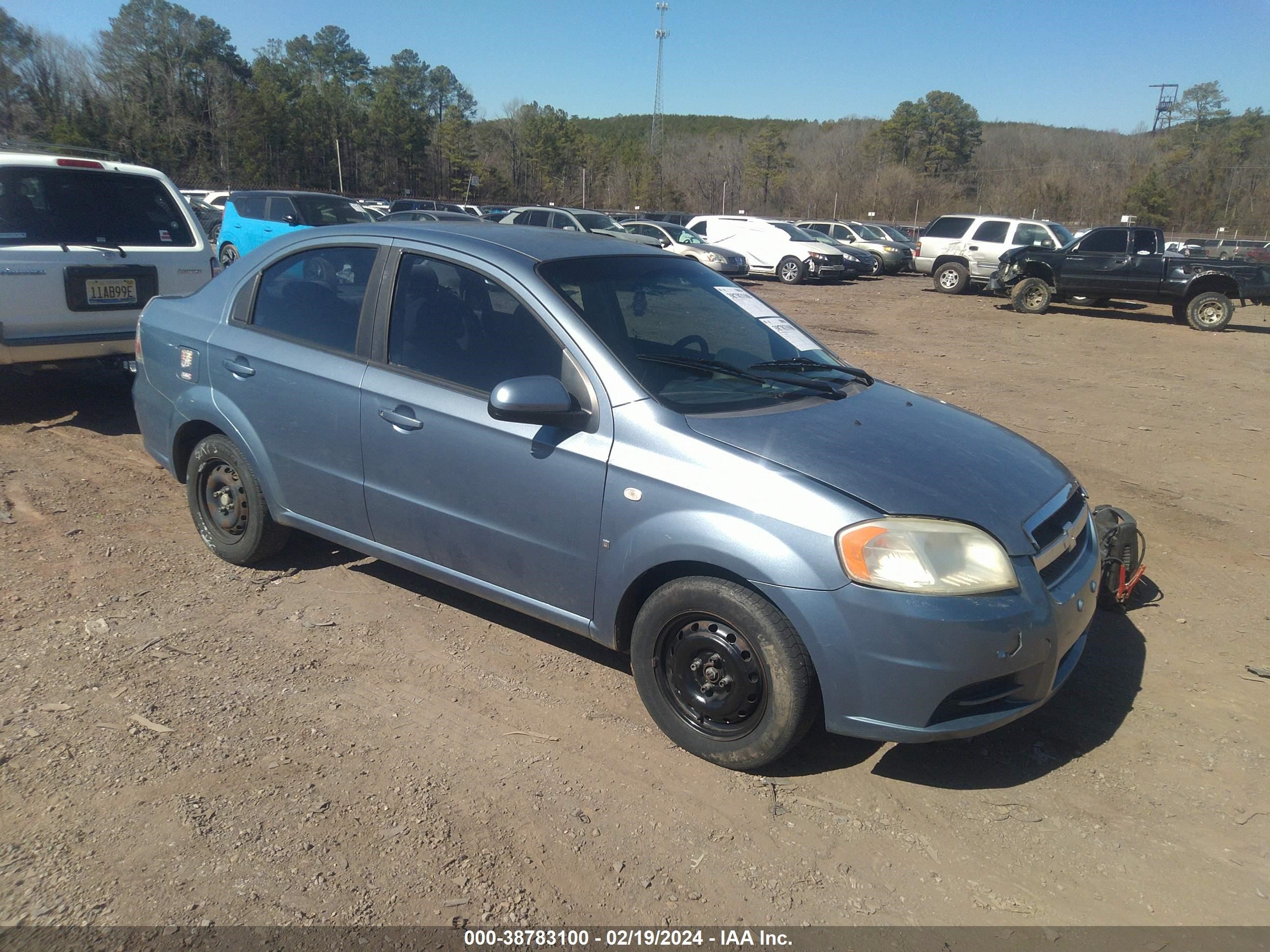 CHEVROLET AVEO 2008 kl1td56668b001591