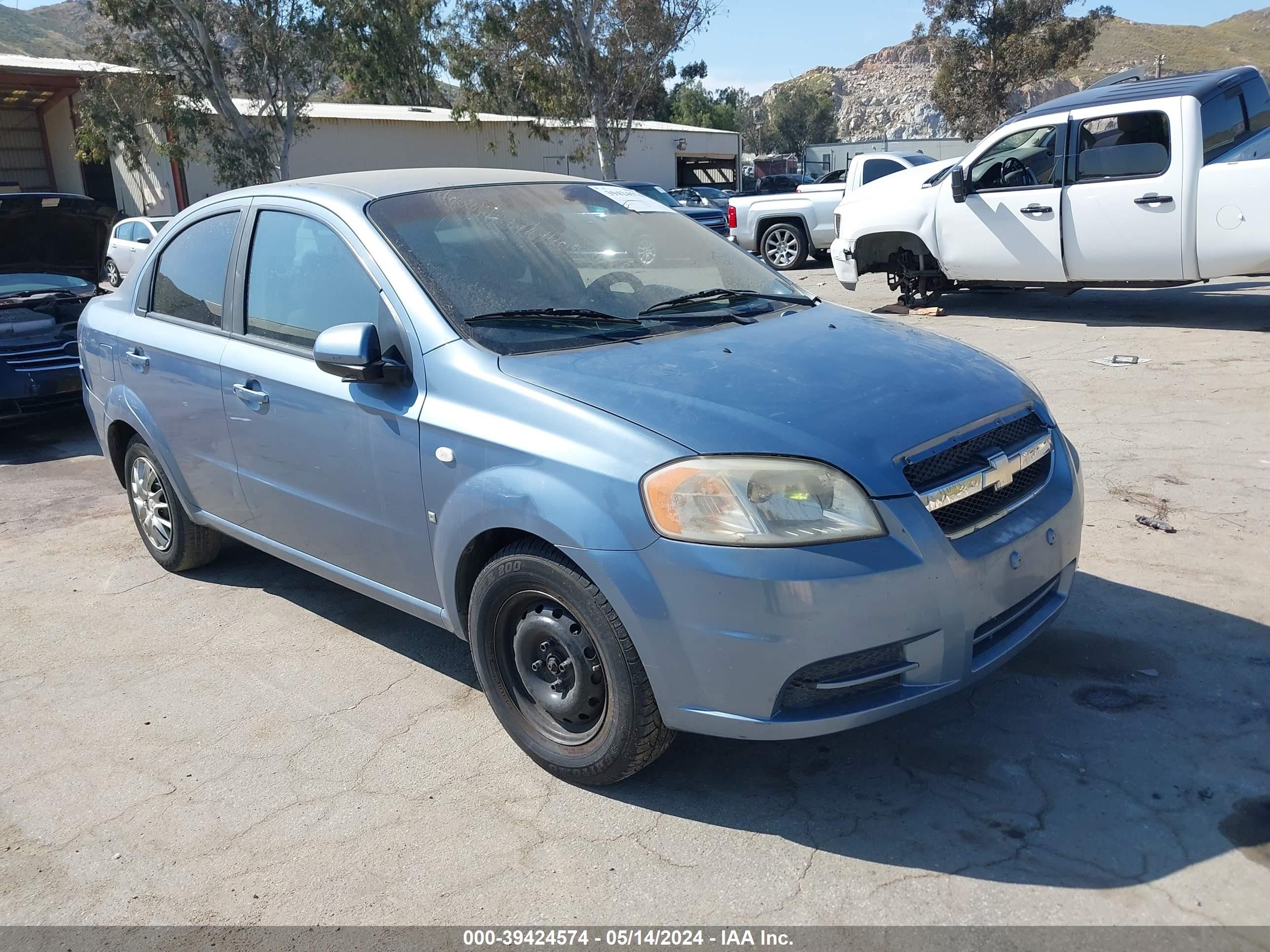 CHEVROLET AVEO 2007 kl1td56677b101195