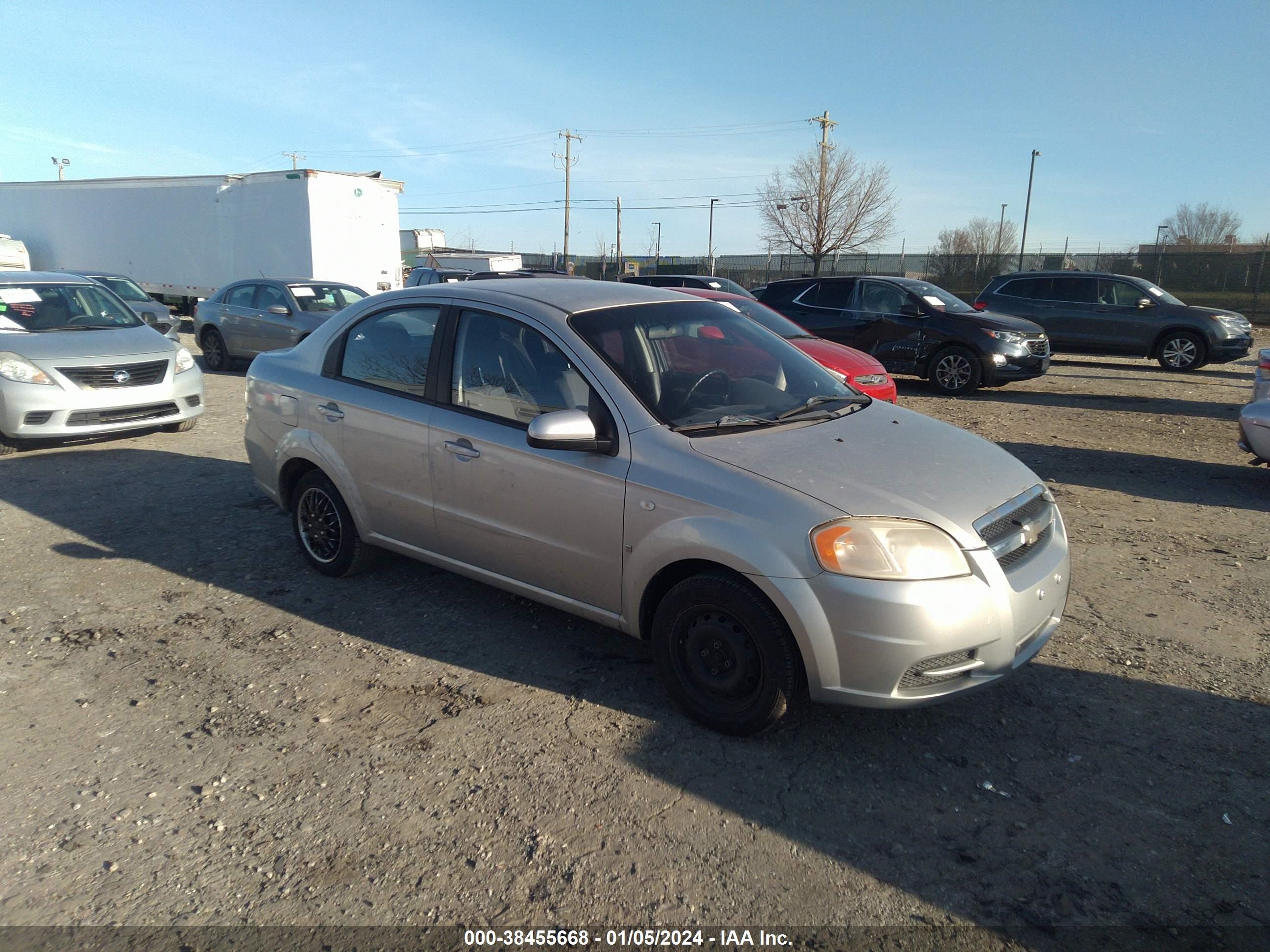 CHEVROLET AVEO 2008 kl1td56678b074257