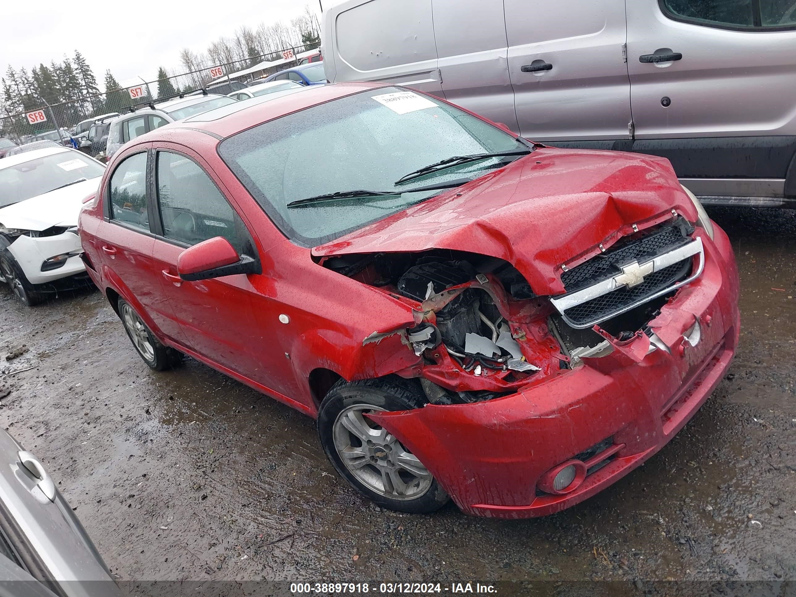 CHEVROLET AVEO 2008 kl1td56678b196438