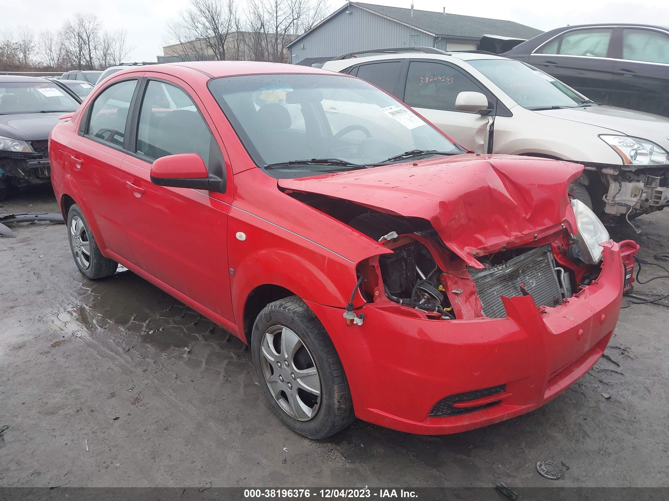 CHEVROLET AVEO 2008 kl1td56688b064241