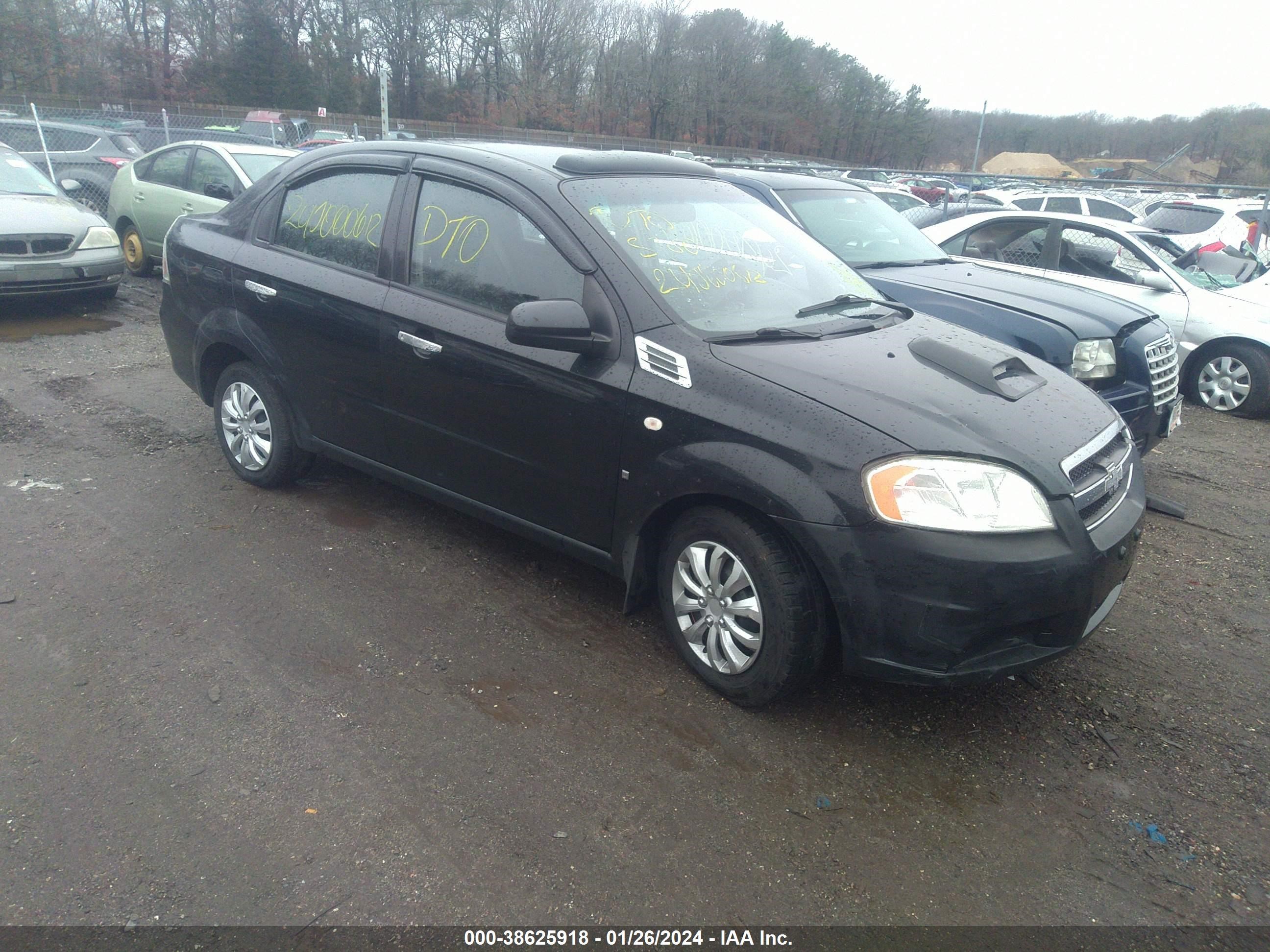 CHEVROLET AVEO 2008 kl1td56688b234839