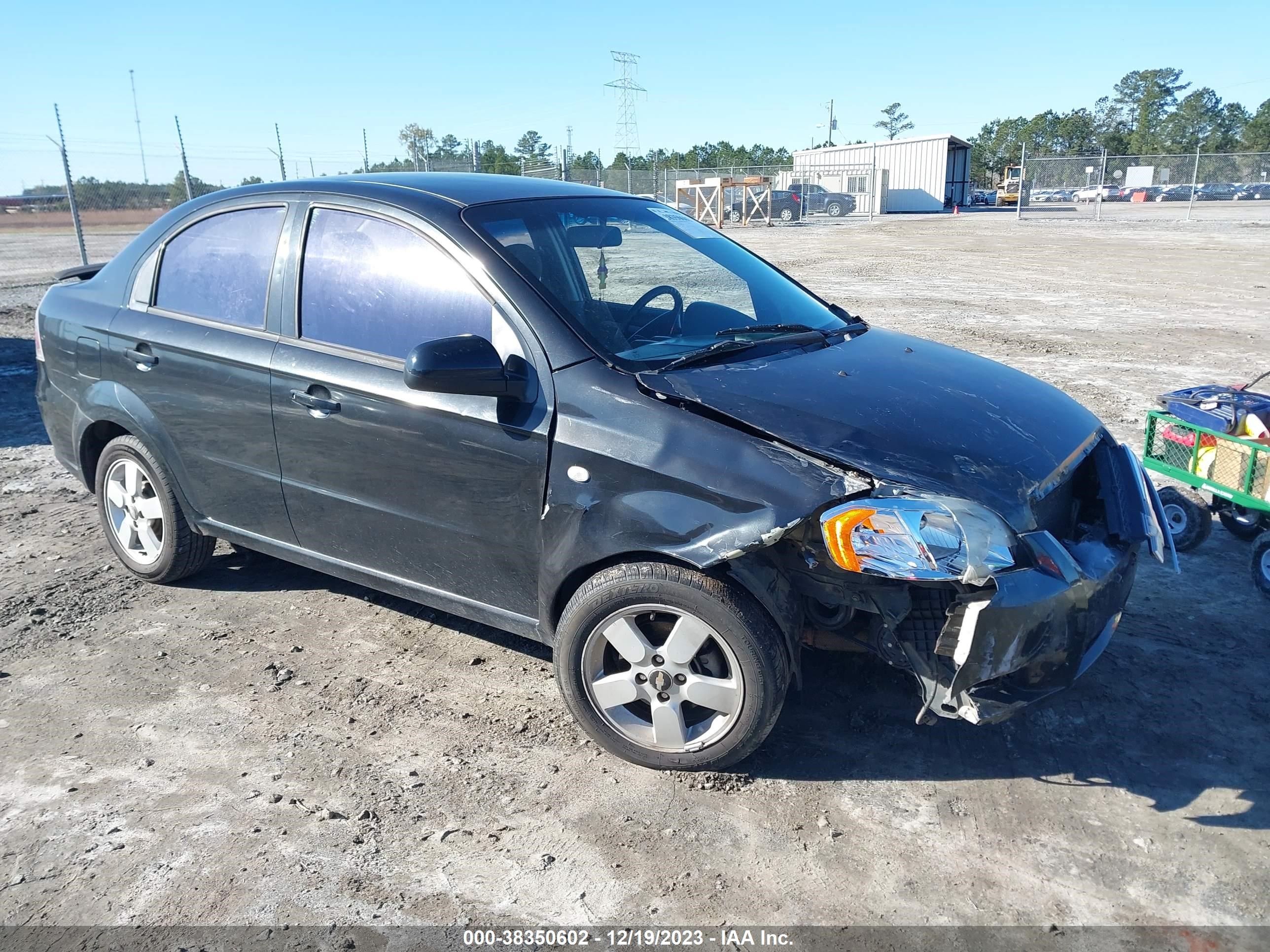 CHEVROLET AVEO 2008 kl1td566x8b011444