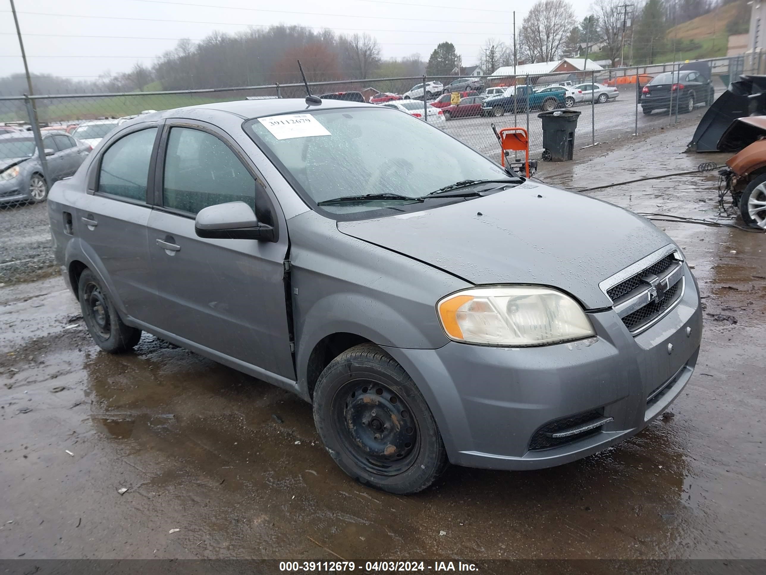 CHEVROLET AVEO 2009 kl1td56e39b630721