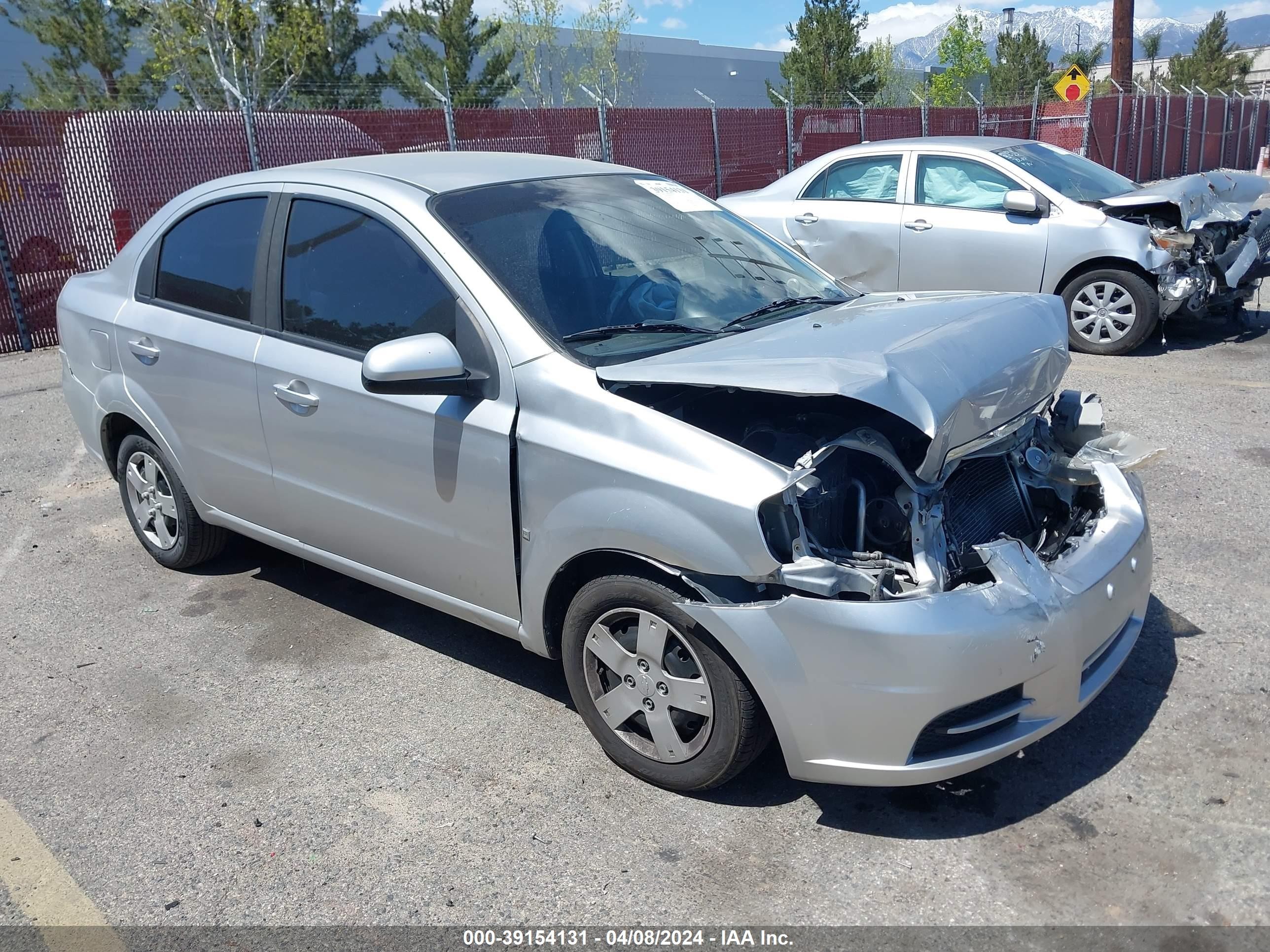 CHEVROLET AVEO 2009 kl1td56e59b311501