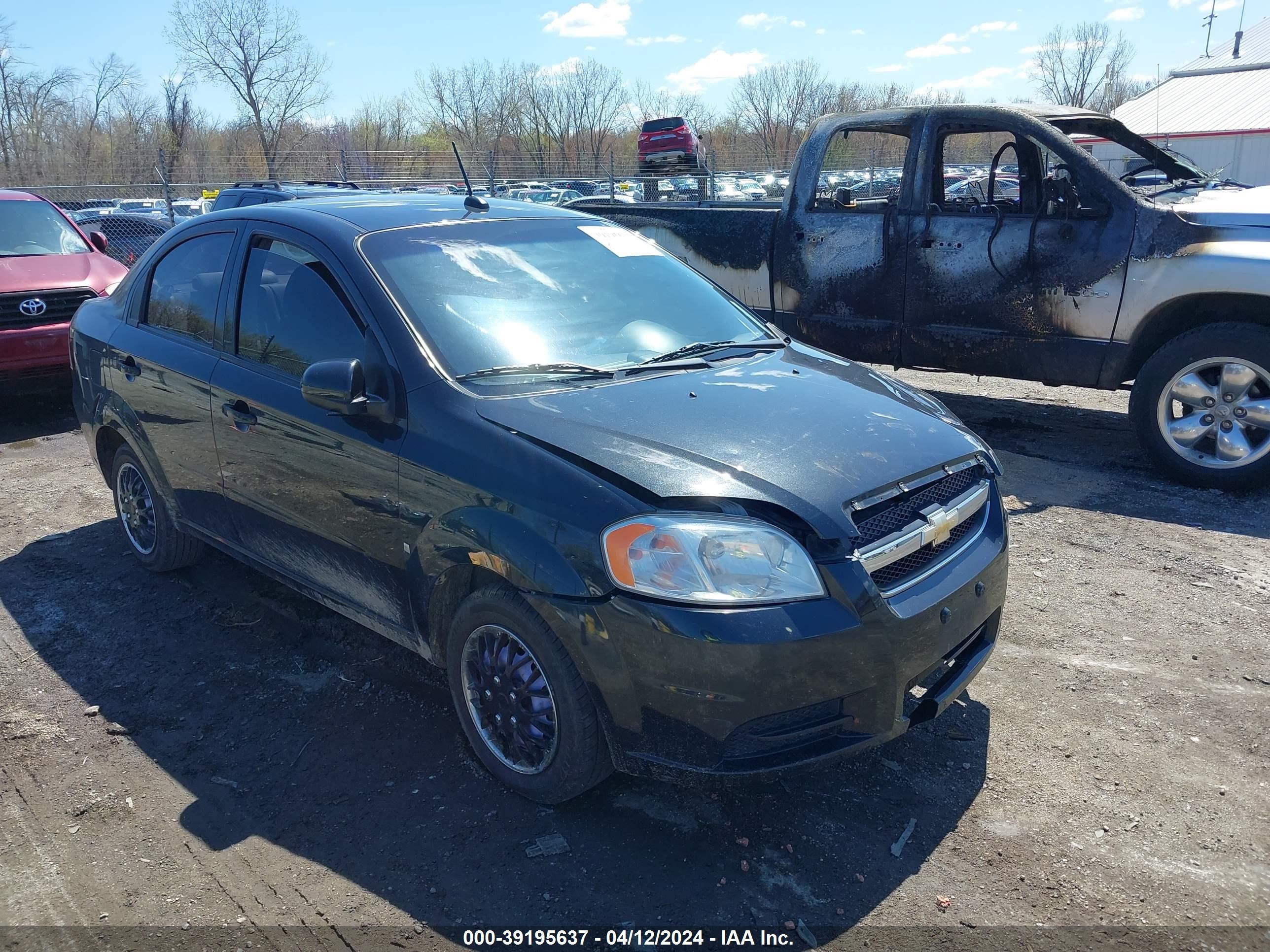 CHEVROLET AVEO 2009 kl1td56e89b602784