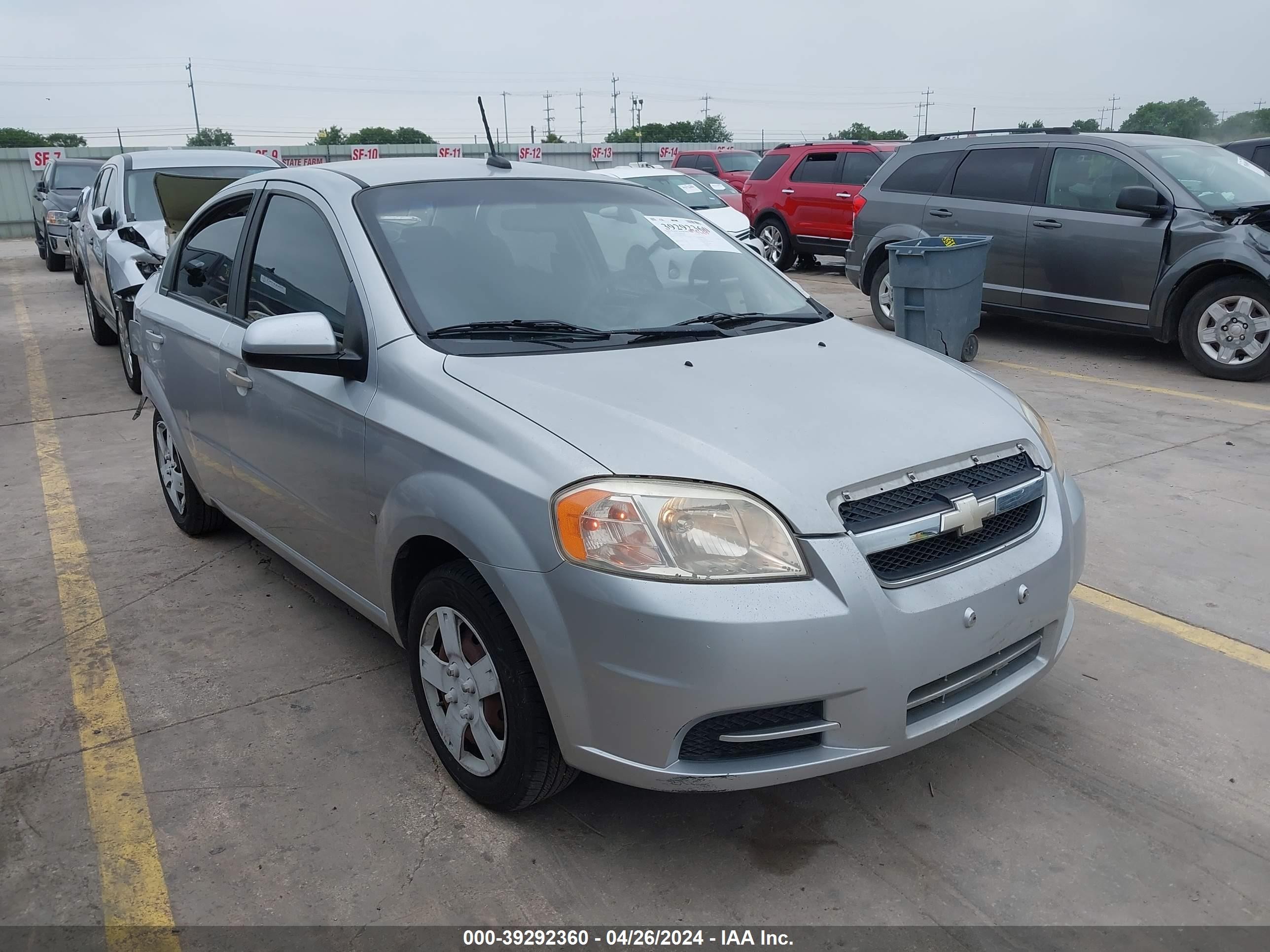 CHEVROLET AVEO 2009 kl1td56e89b607449