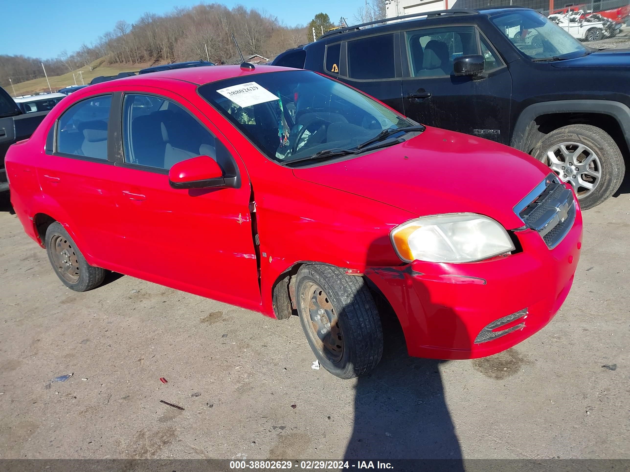 CHEVROLET AVEO 2009 kl1td56ex9b621434