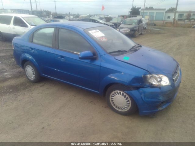 CHEVROLET AVEO 2010 kl1td5de0ab127834