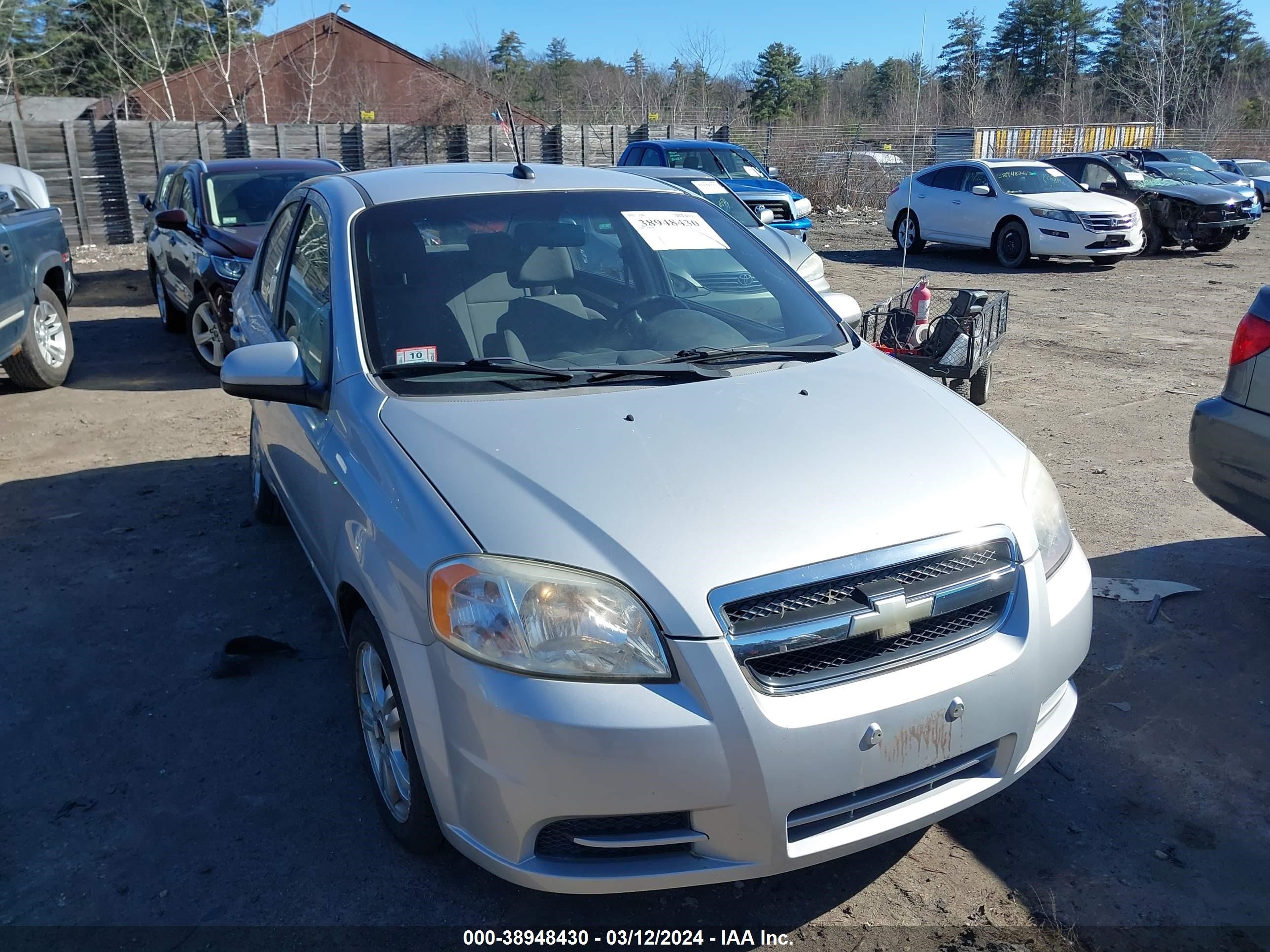 CHEVROLET AVEO 2010 kl1td5de8ab076924