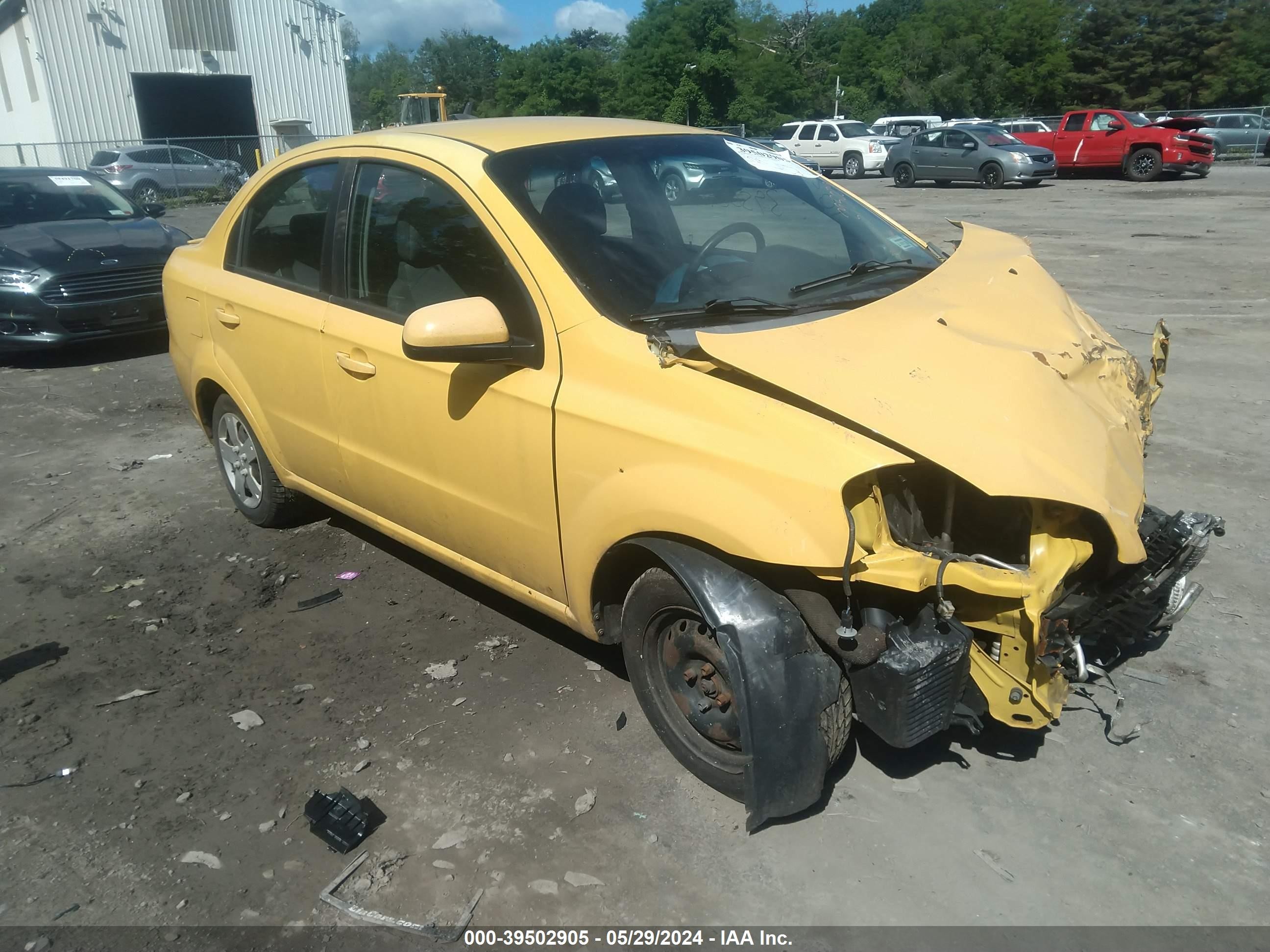 CHEVROLET AVEO 2010 kl1td5de9ab126312