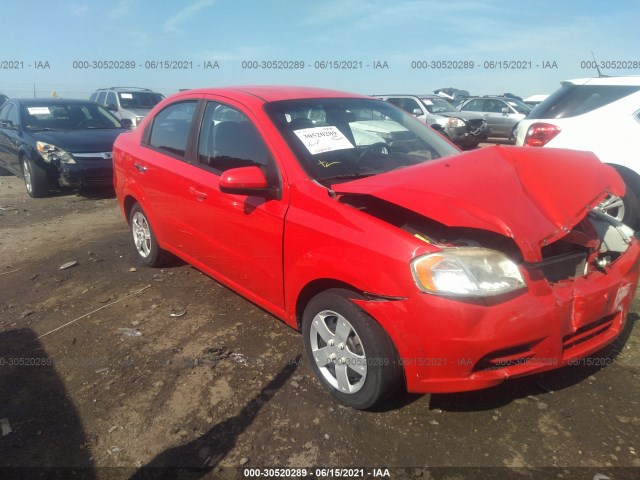 CHEVROLET AVEO 2010 kl1td5dexab109437