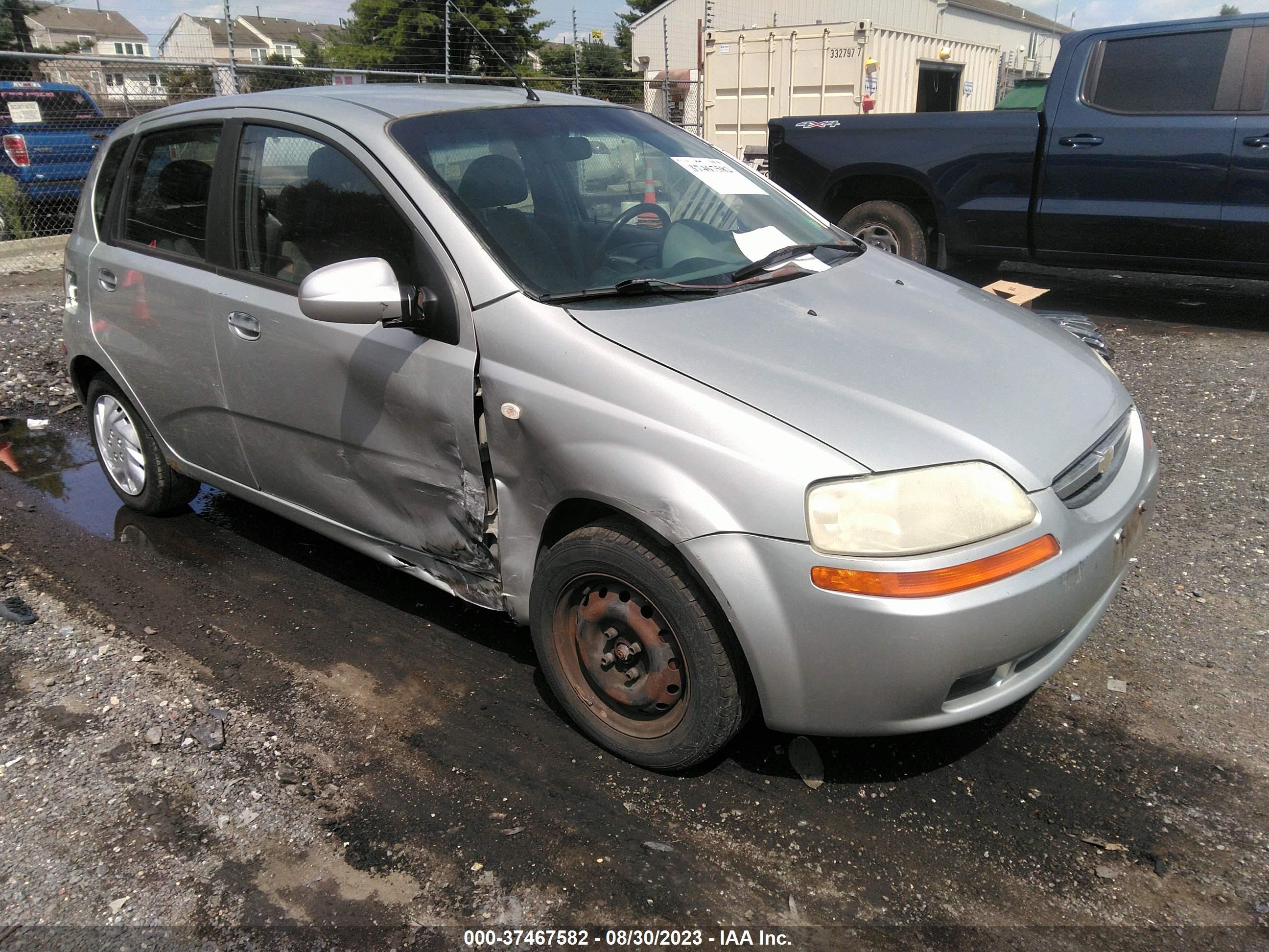 CHEVROLET AVEO 2005 kl1td62645b422717